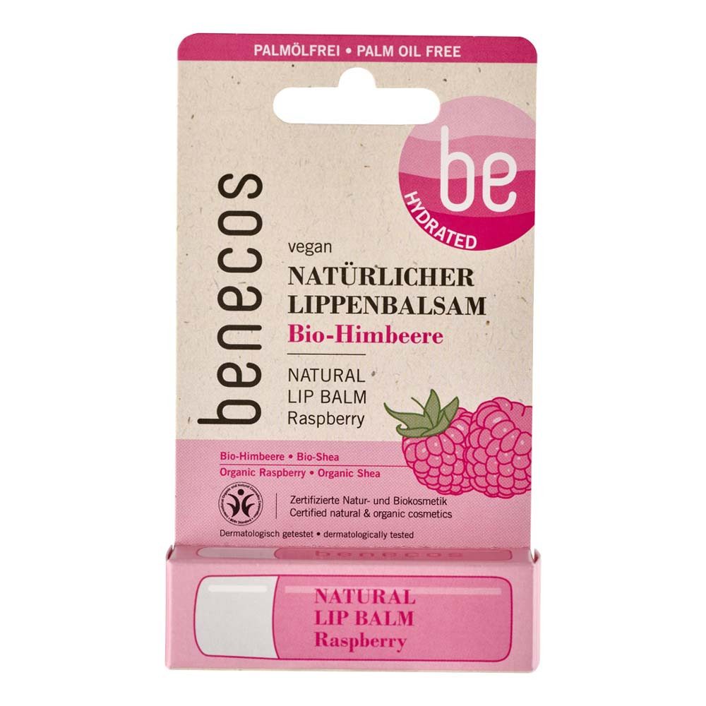 Benecos Lippenbalsam Lip Balm - Raspberry 4,7g