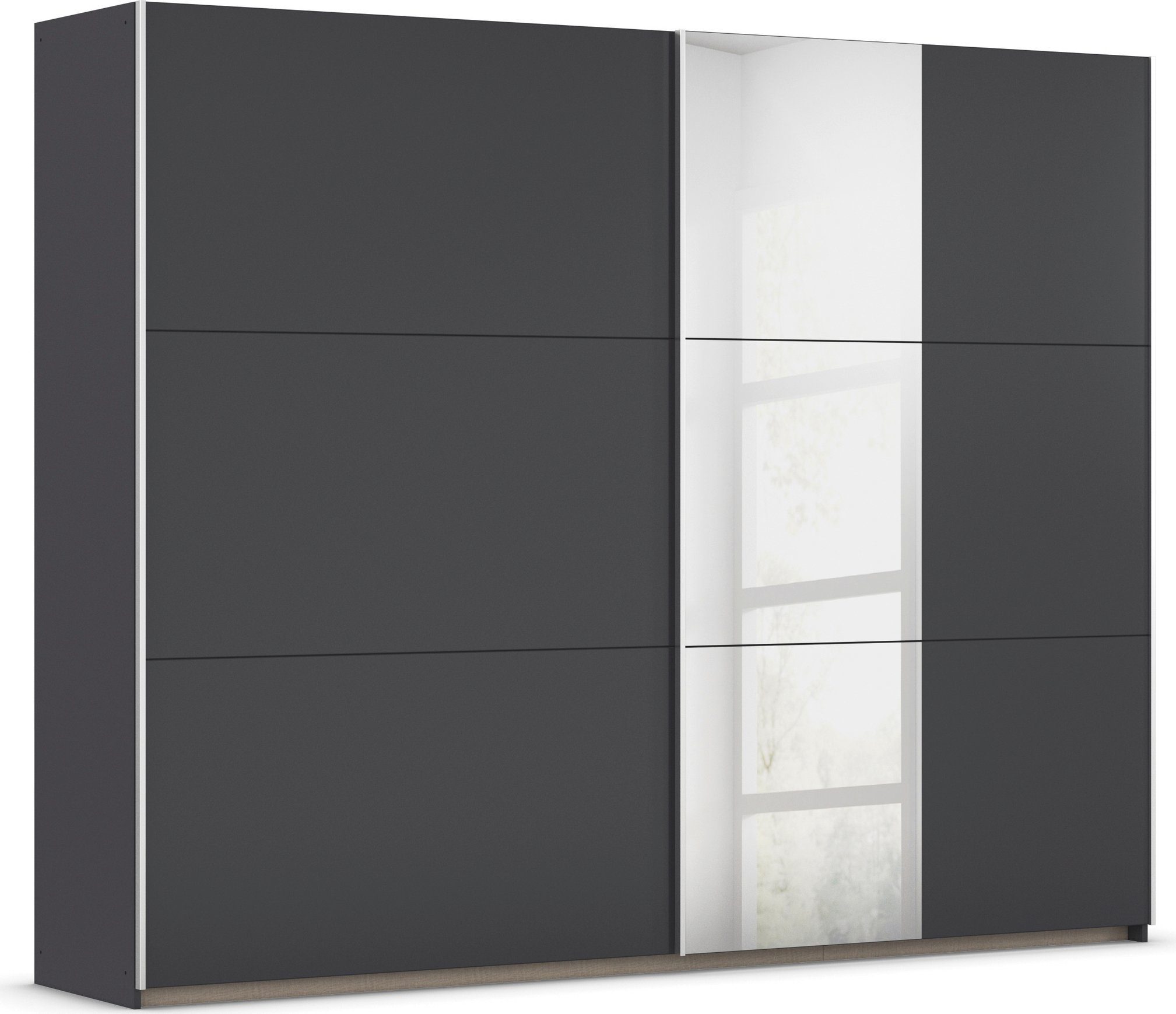 rauch Schwebetürenschrank Kleiderschrank Schrank Garderobe AURELIO (3 Ausstattungen BASIC/CLASSIC/PREMIUM (inkl. SOFT-CLOSE-FUNKTION) zeitloses Design, viele Farben, Breiten 175/218/261 cm MADE IN GERMANY