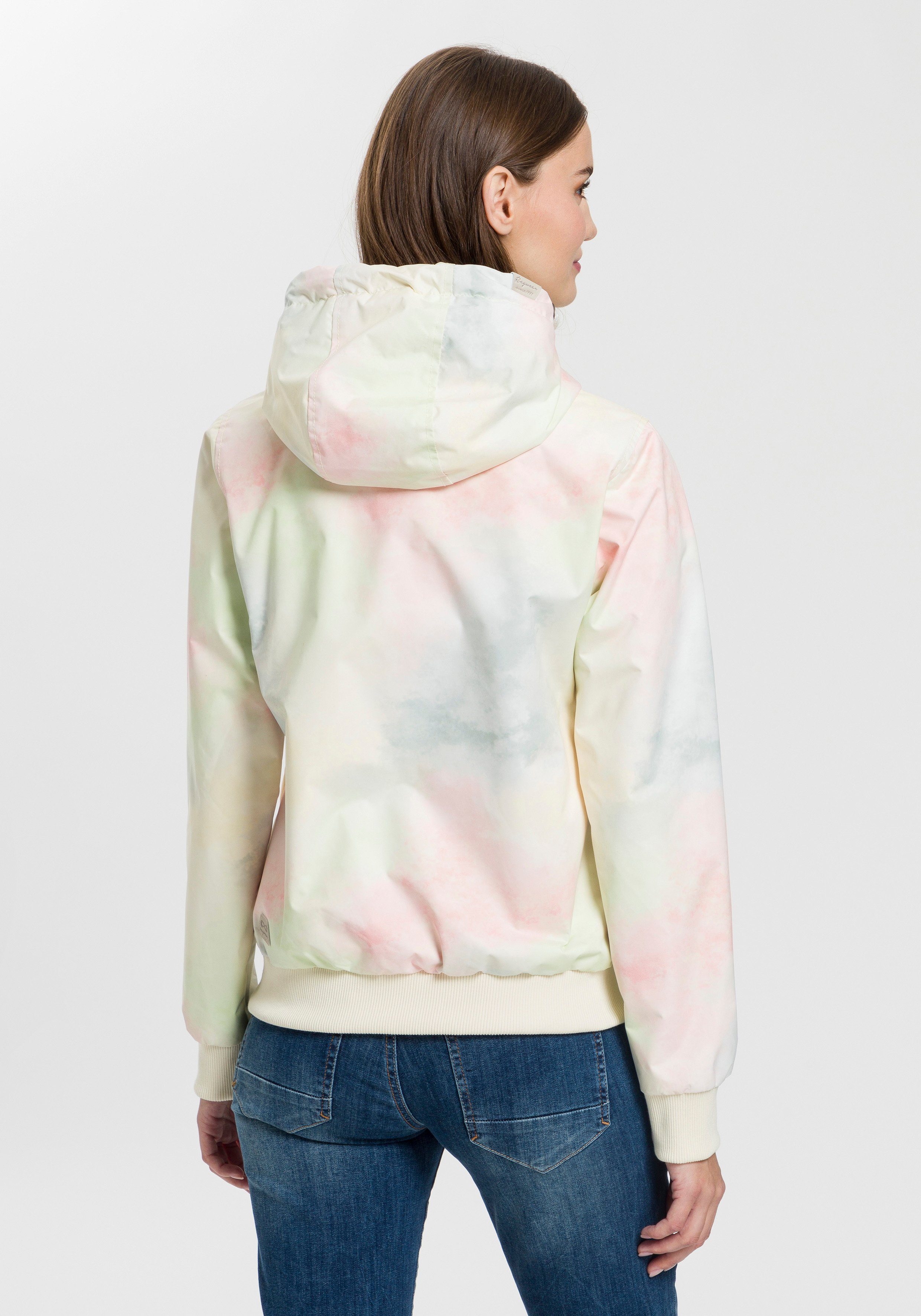 Ragwear Funktionsjacke NUGGIE OMBRE O Übergangsjacke aus wasserabweisendem Material