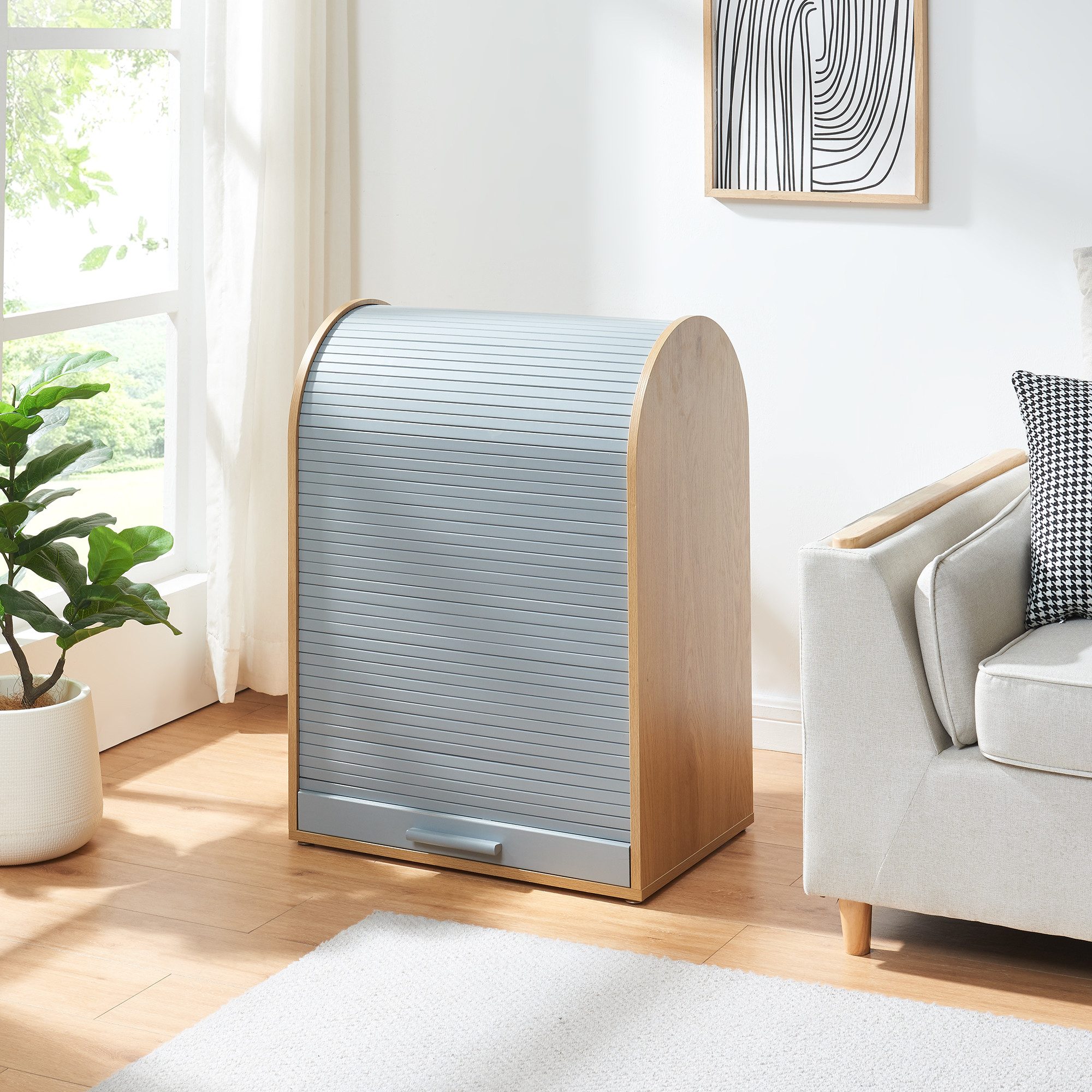 en.casa Rollladenschrank »Kavlinge« mit Jalousietür 80 günstig online kaufen