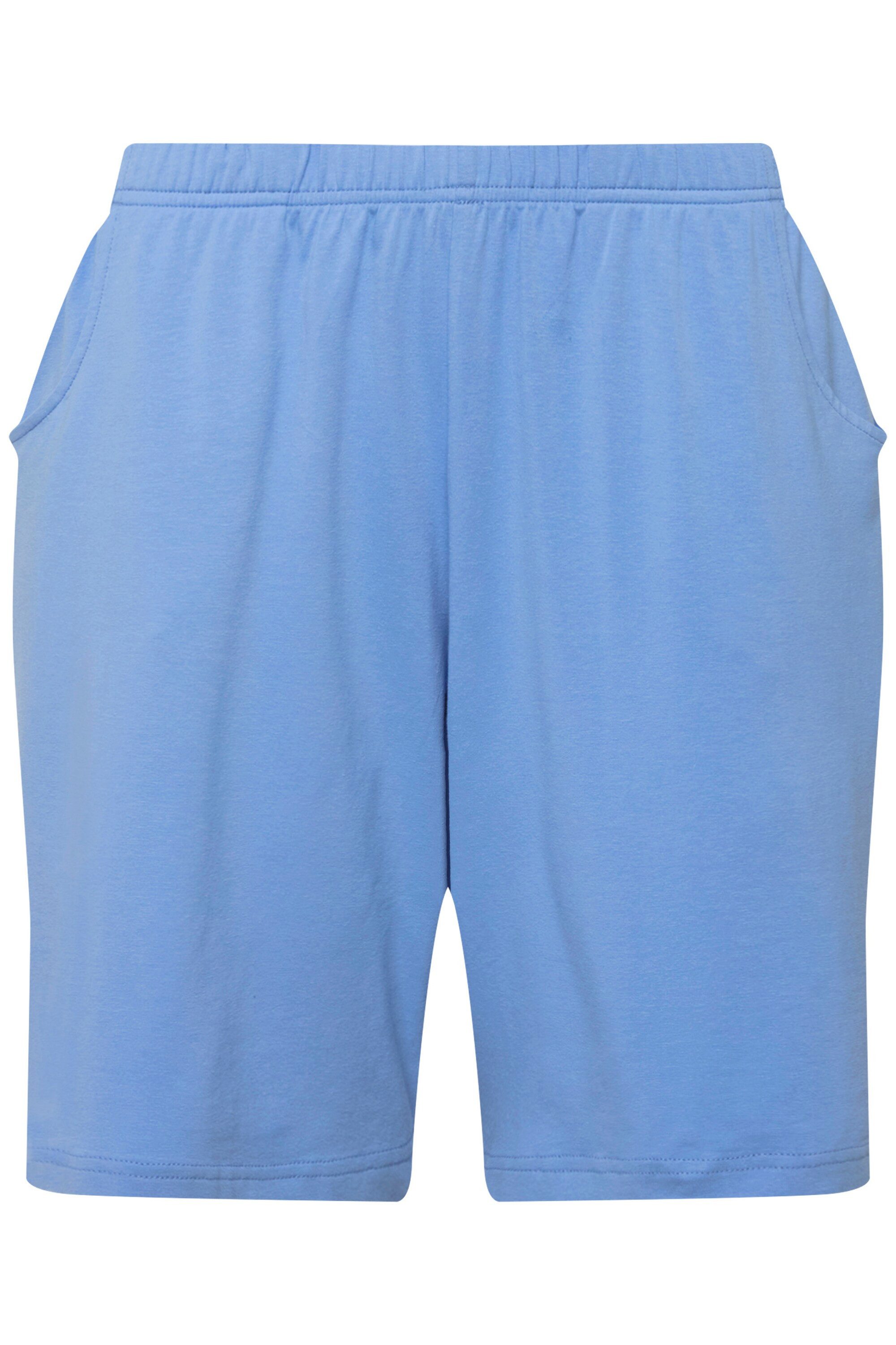 Ulla Popken Bermudas Jerseyshorts Taschen Elastikbund günstig online kaufen