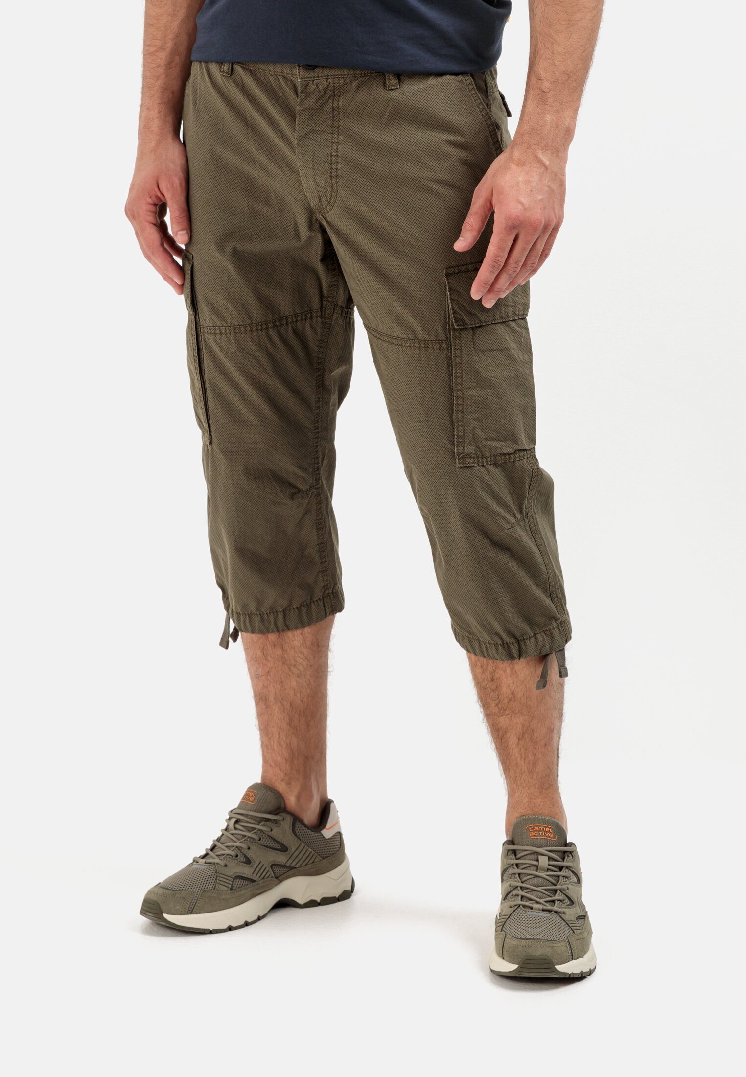 Oliv Cargoshorts active Regular camel Fit