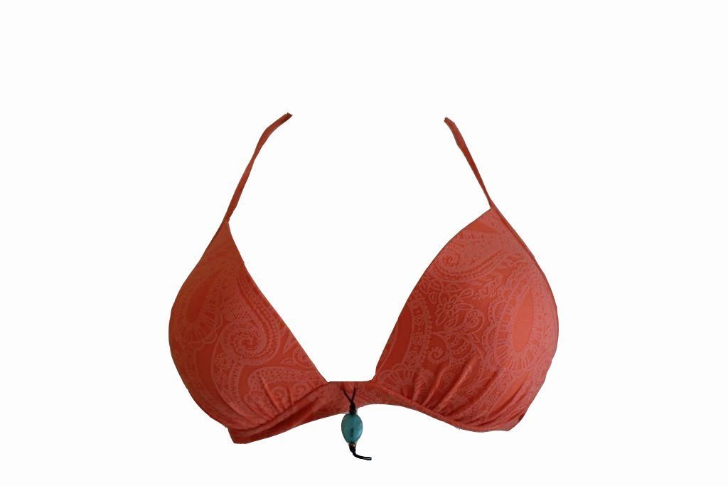 Cyell Bügel-BH Damen Triangel Bikini Top 75C Peach