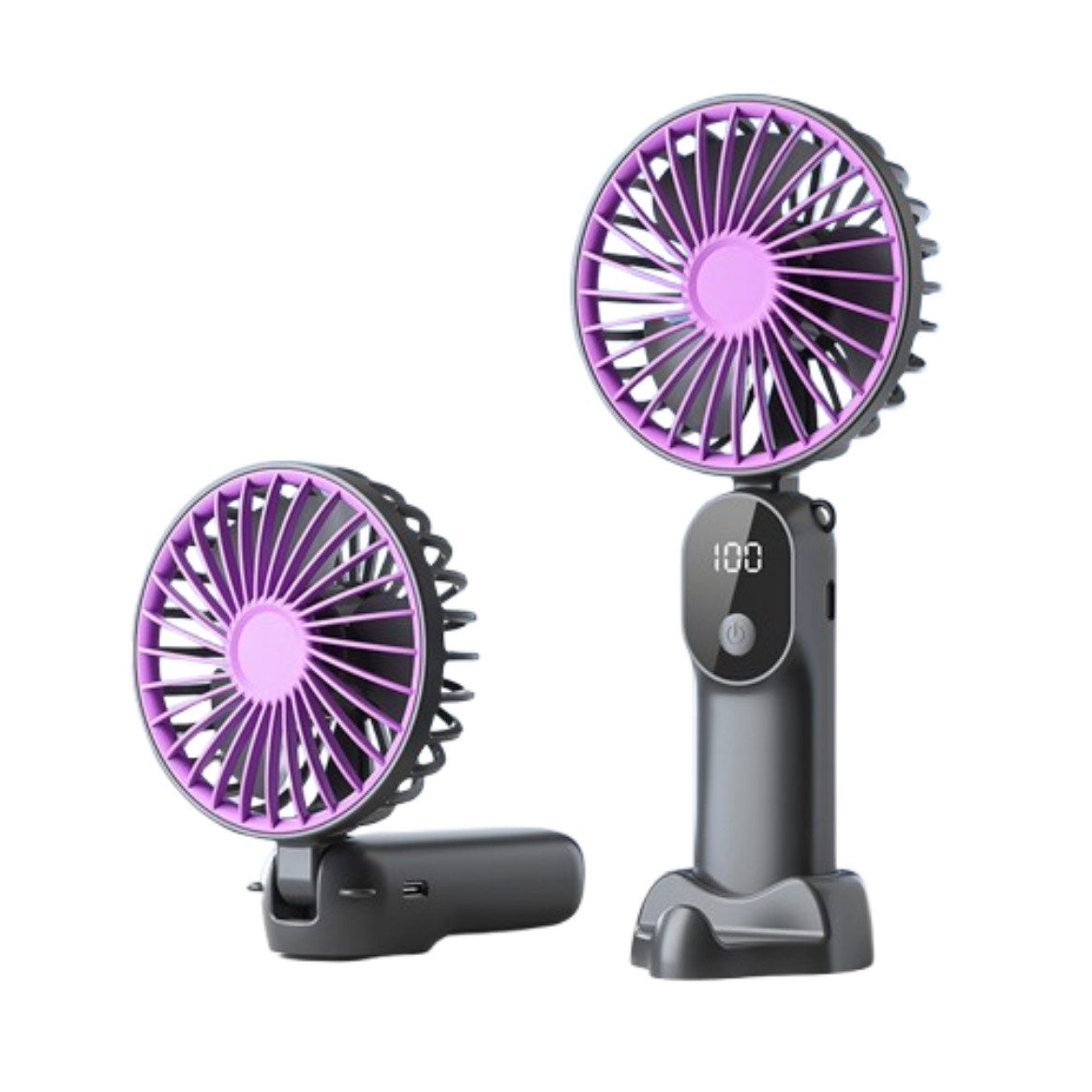 Handventilator Mini Handventilatoren Akku Aufladbar,Tragbarer USB