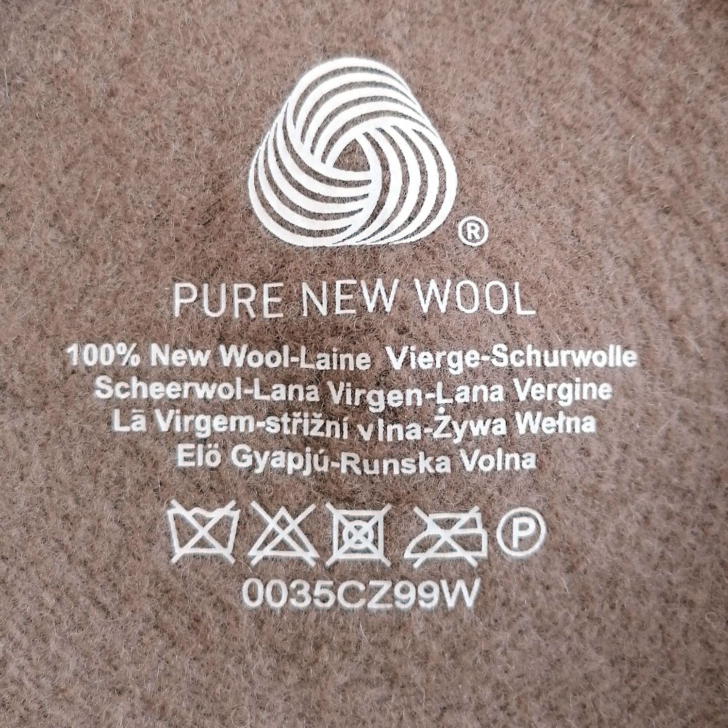 Breiter Baskenmütze meliert aus Wolle