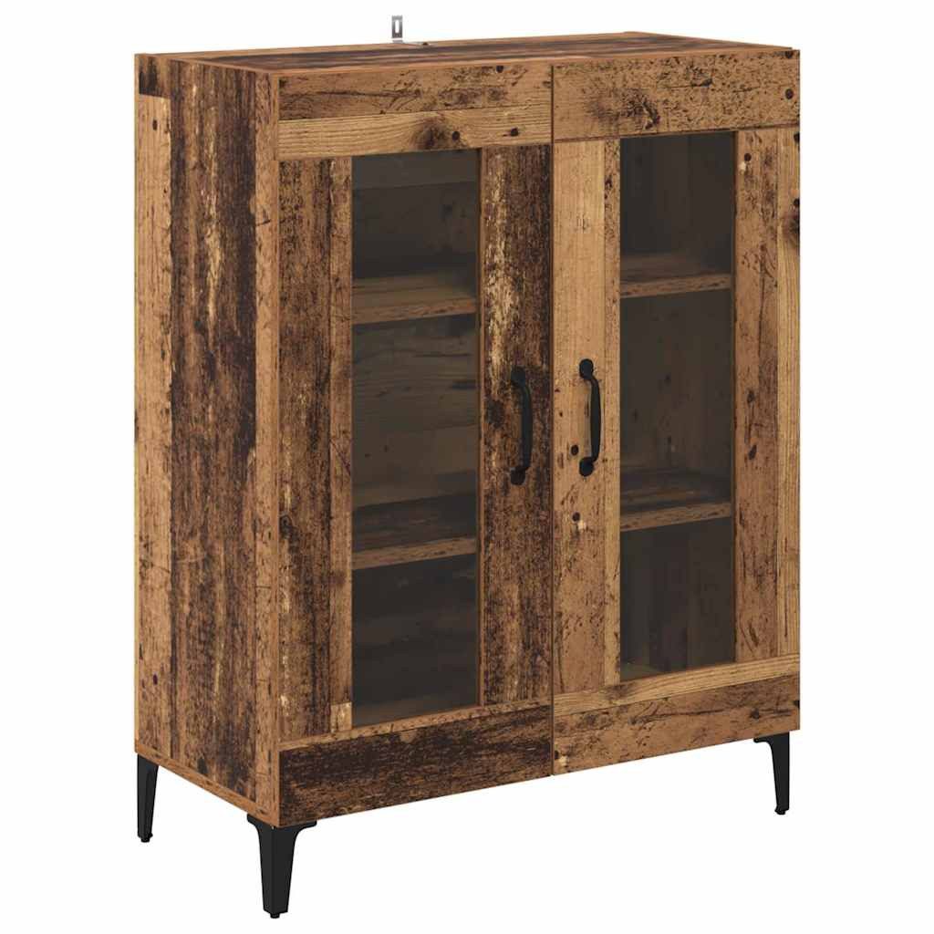 vidaXL Sideboard Sideboard Altholz 69,5 x 34 x 90 cm Verbundholz und Eisen (1 St)