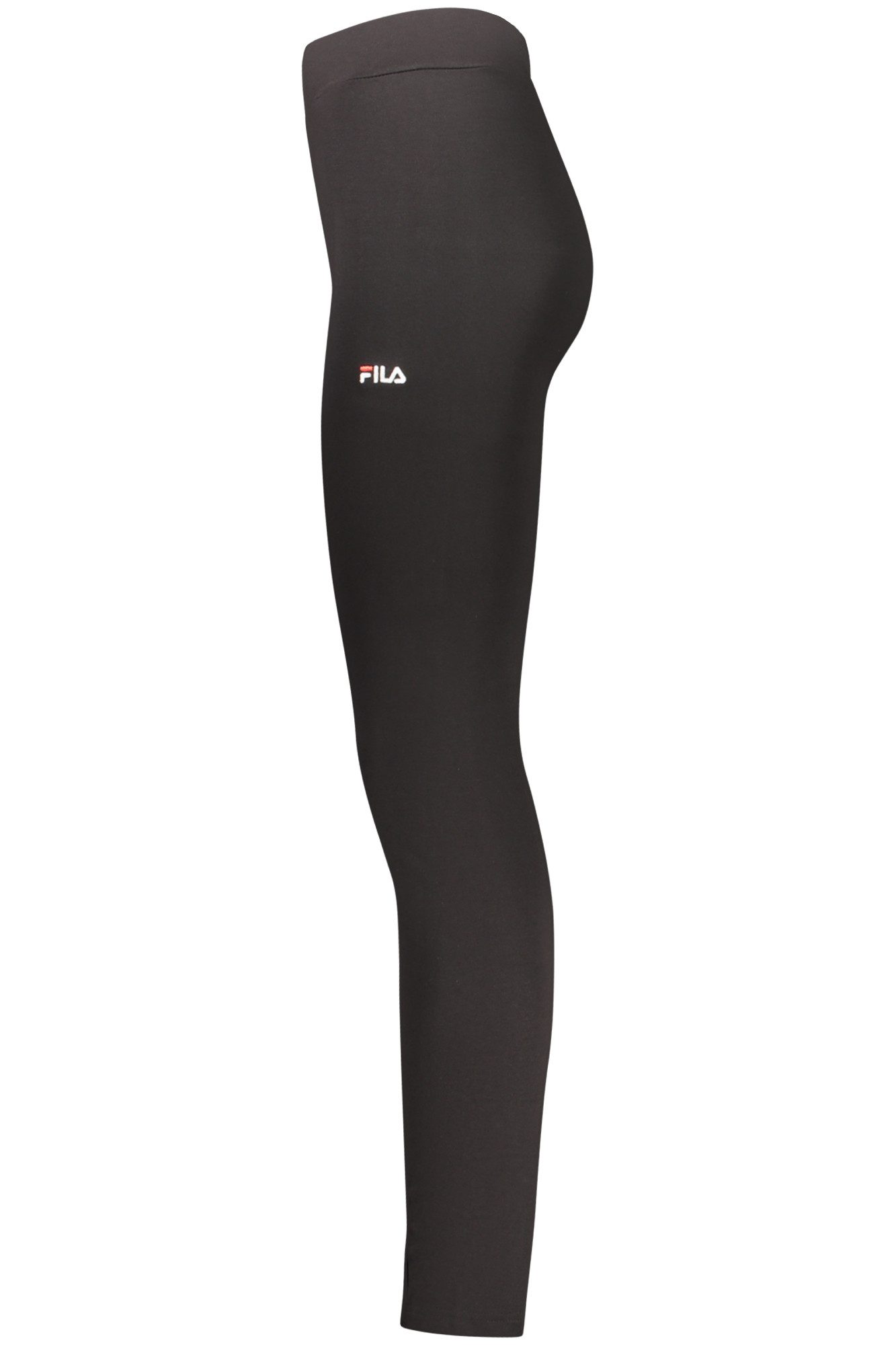 Fila 5-Pocket-Hose Schwarze Damen-Leggings mit Stickerei und elastischem Bund