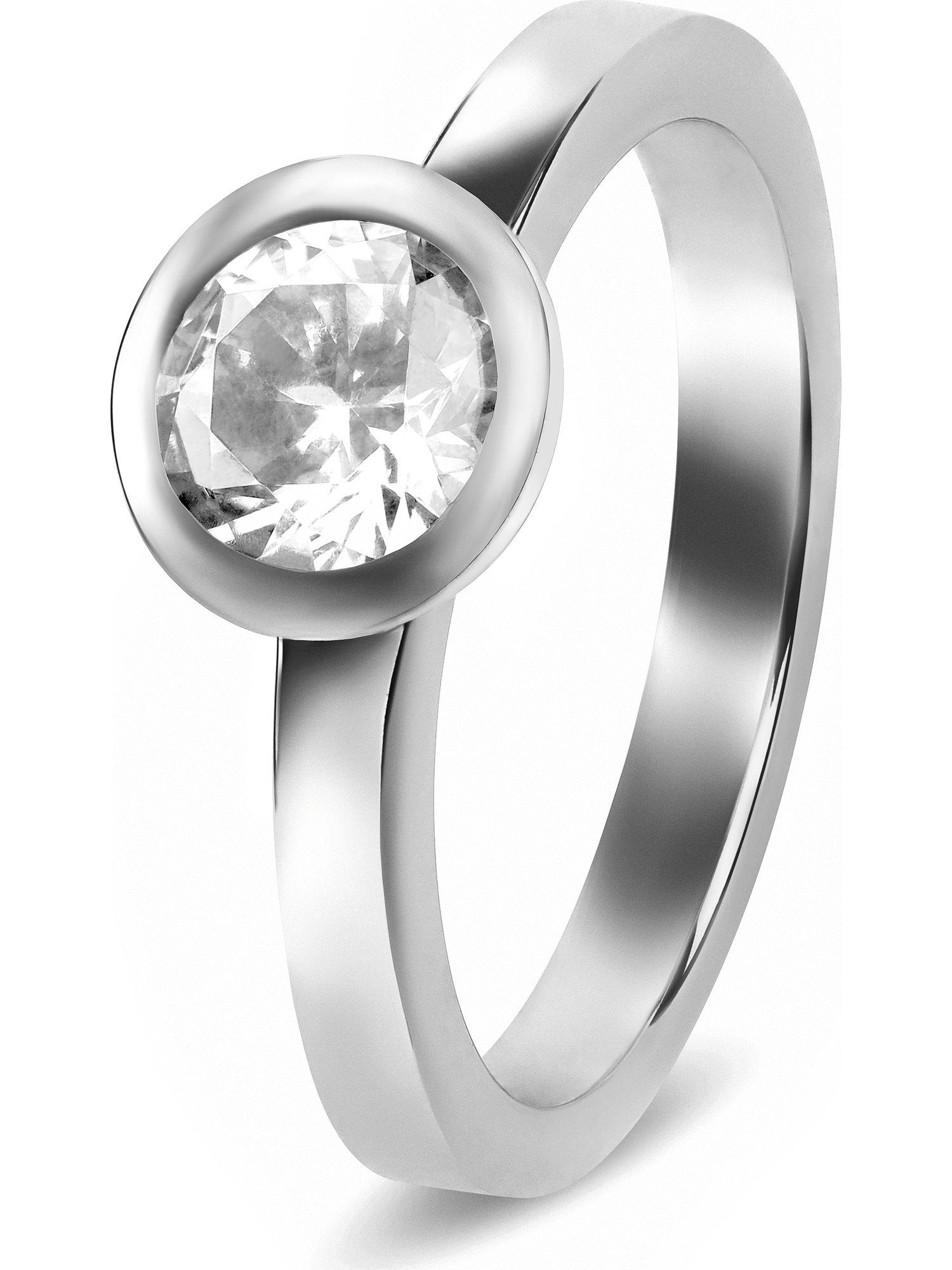 JETTE Silberring JETTE Damen-Damenring 1 Farbstein, Zirkon günstig online kaufen