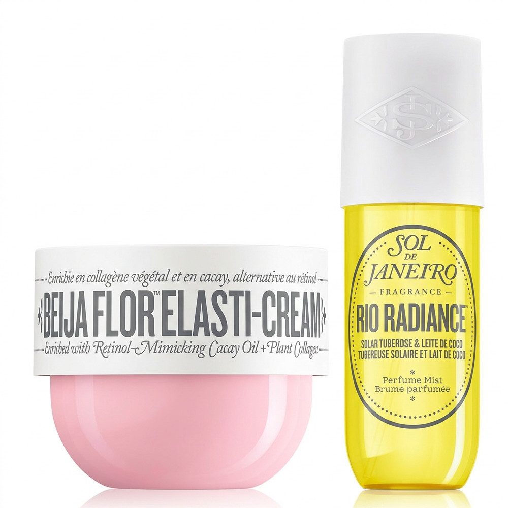 Sol de Janeiro Körpercreme Sol de Janeiro Beija Flor Elasti Cream und Rio Radiance Pflege Duo, Pflegecreme und Duftmist in einem abgestimmten Set