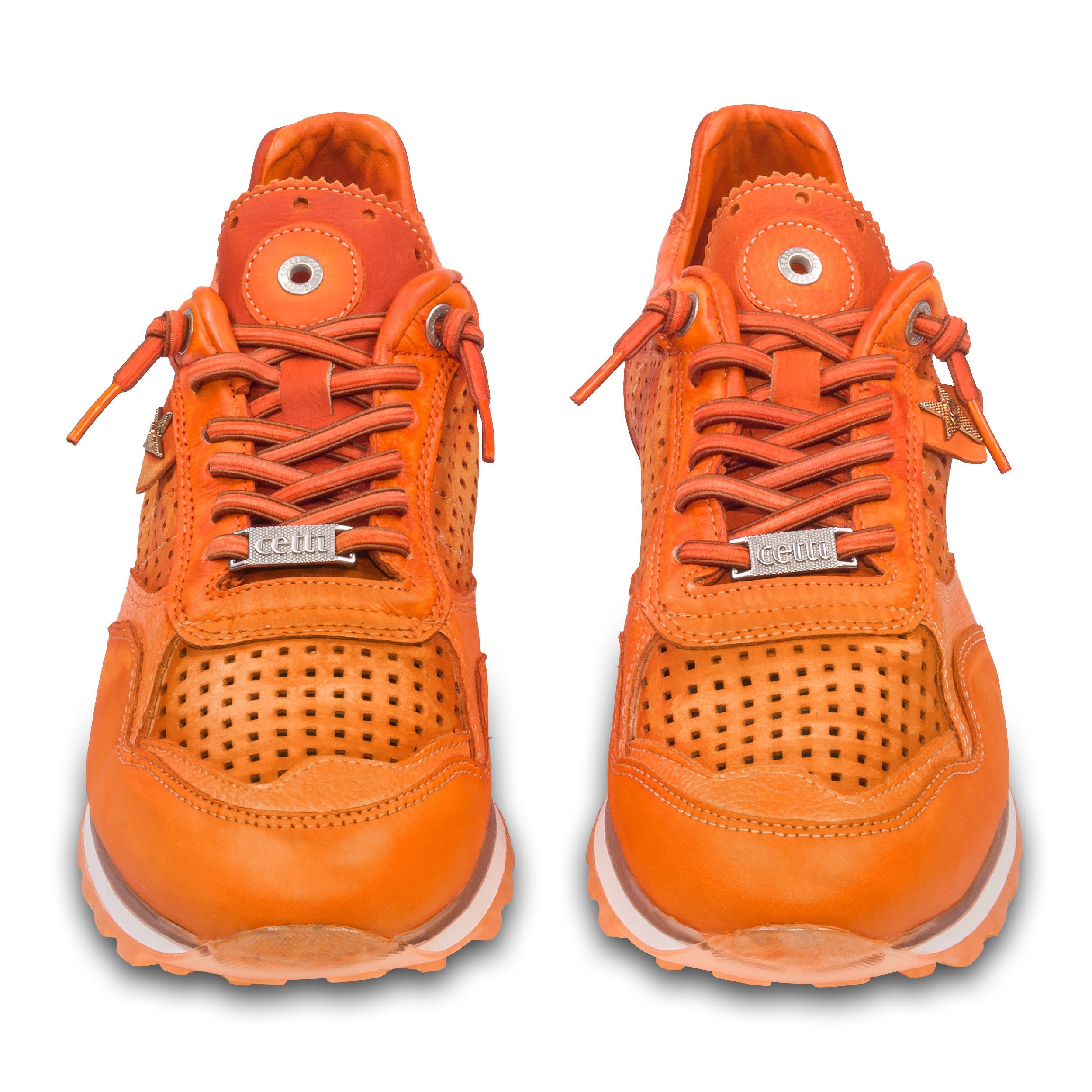 Cetti Herren Leder Sneaker C848, orange (used tin ambar) Sneaker Gefertigt in Spanien