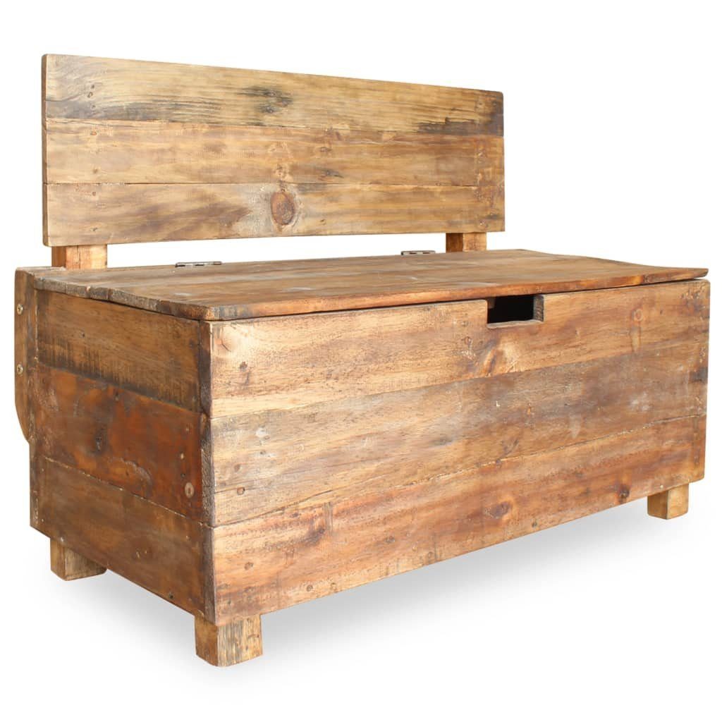 furnicato Truhenbank Sitzbank Massives Mahagoniholz 86x40x60 günstig online kaufen