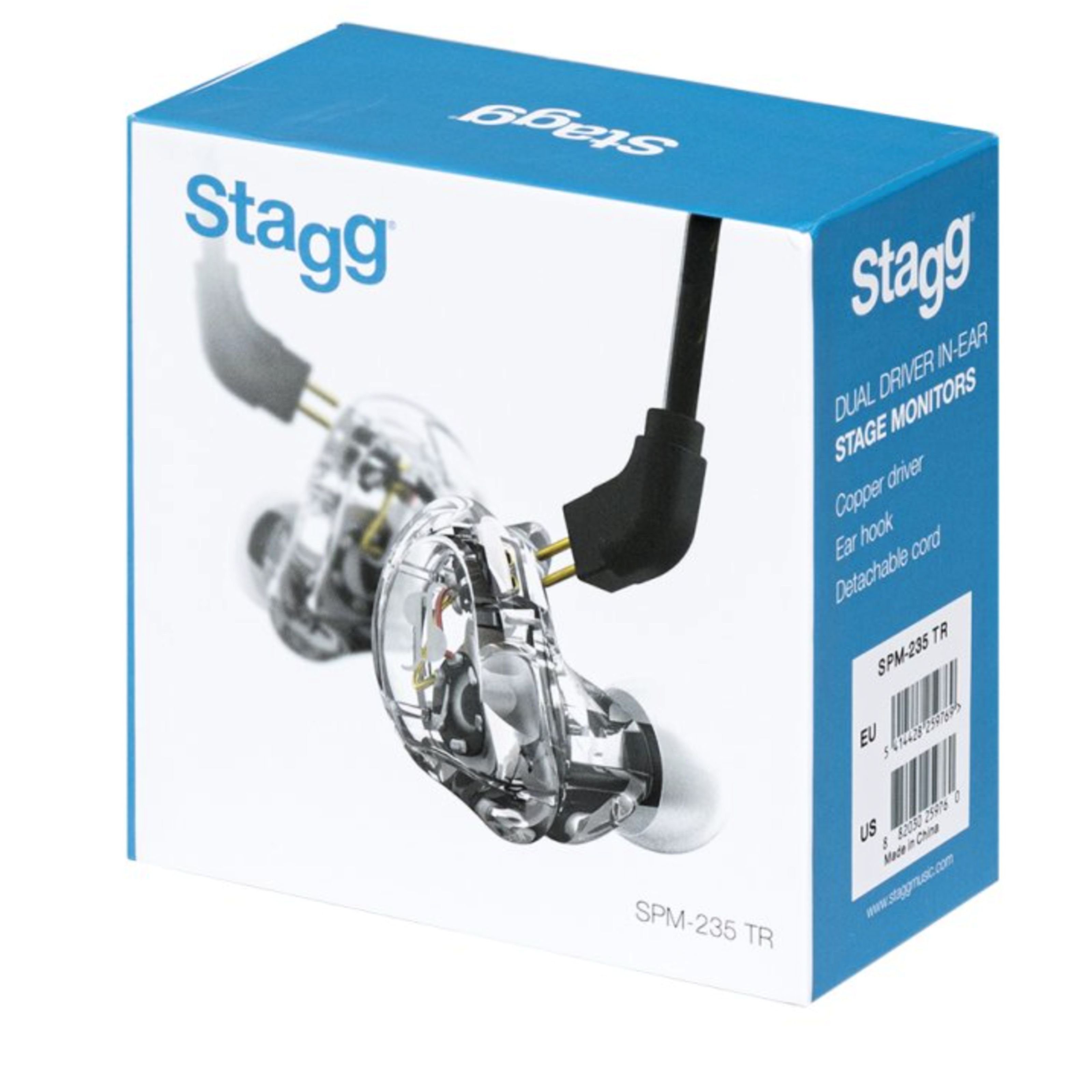 Stagg In-Ear-Kopfhörer (SPM 235 TR - InEar Kopfhörer)