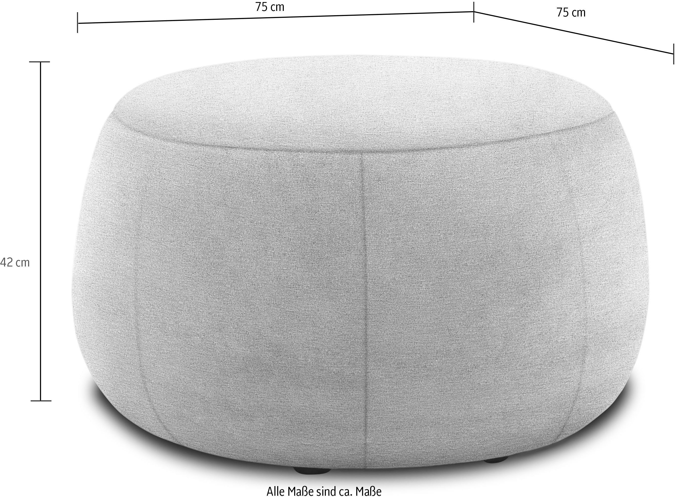 Hocker collection gepolstert DOMO 800012, Hocker rund