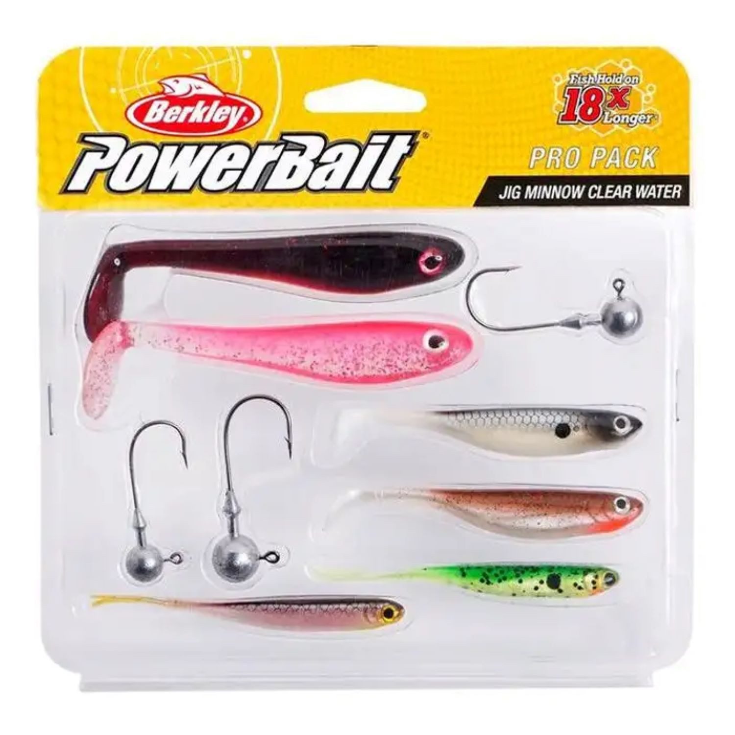 Berkley Kunstköder Pro Pack Jig Minnow 7,5cm 10cm Clear Water 6+3Stk. Helles Wasser, Super Fängig