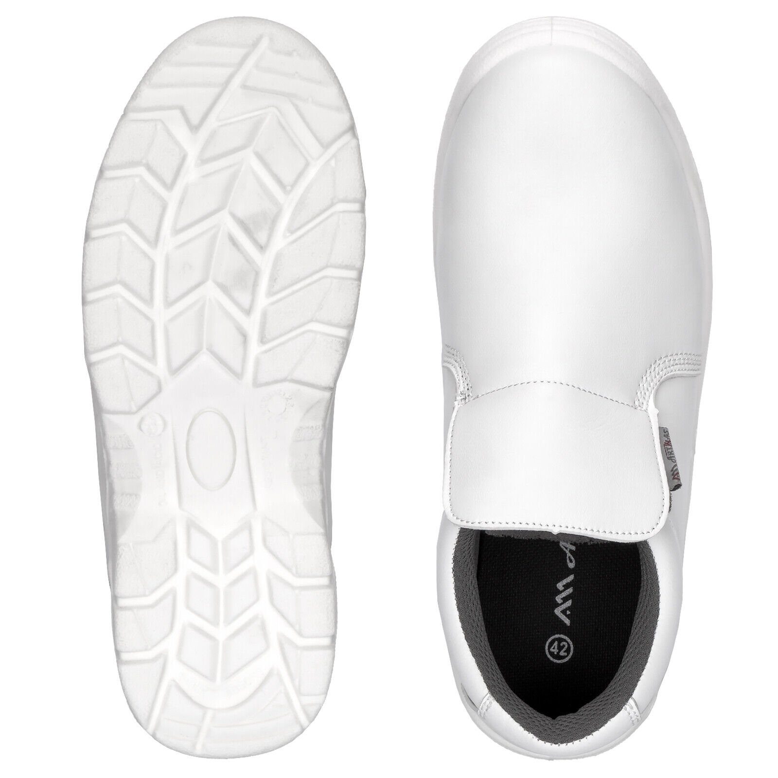 Artmas Arbeitsschuhe Sicherheitsschuhe S2 WEIß KOCHSCHUHE KÜCHENSCHUHE KOCH Sicherheitsschuh – Bild 3 von 5