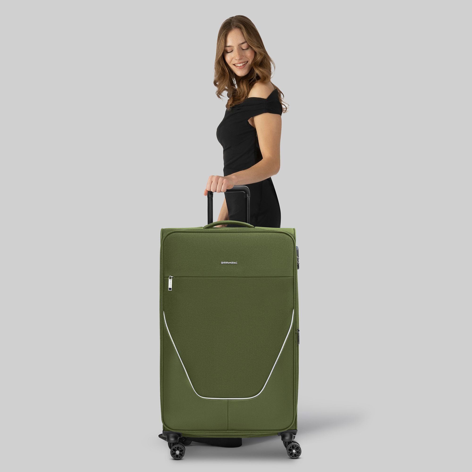 Stratic Weichgepäck-Trolley taska, 4 Rollen, Polyester