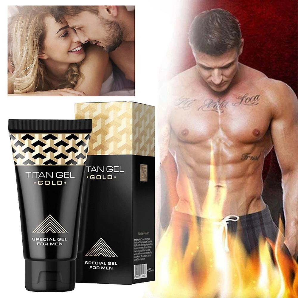 Gleit- und Massagegel Premium Titan Gel GOLD Creme Penis XXL