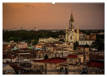 CALVENDO Wandkalender Kuba Nostalgie 2023 (Premium, hochwertiger DIN A2 Wandkalender 2023, Kunstdruck in Hochglanz)