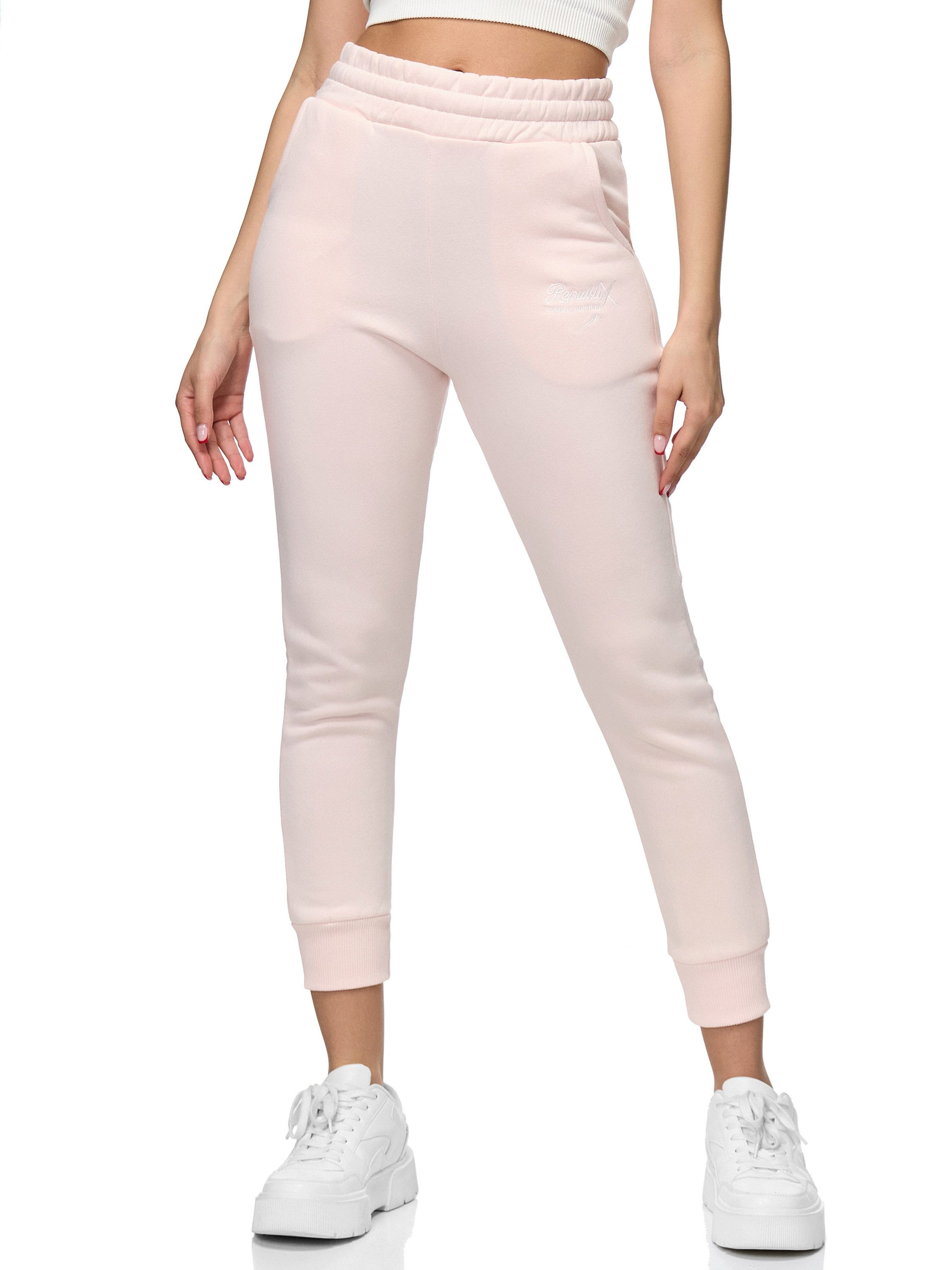 REPUBLIX Jogginghose BREE Damen Jogger Sporthose Jogging Sweat Pants günstig online kaufen