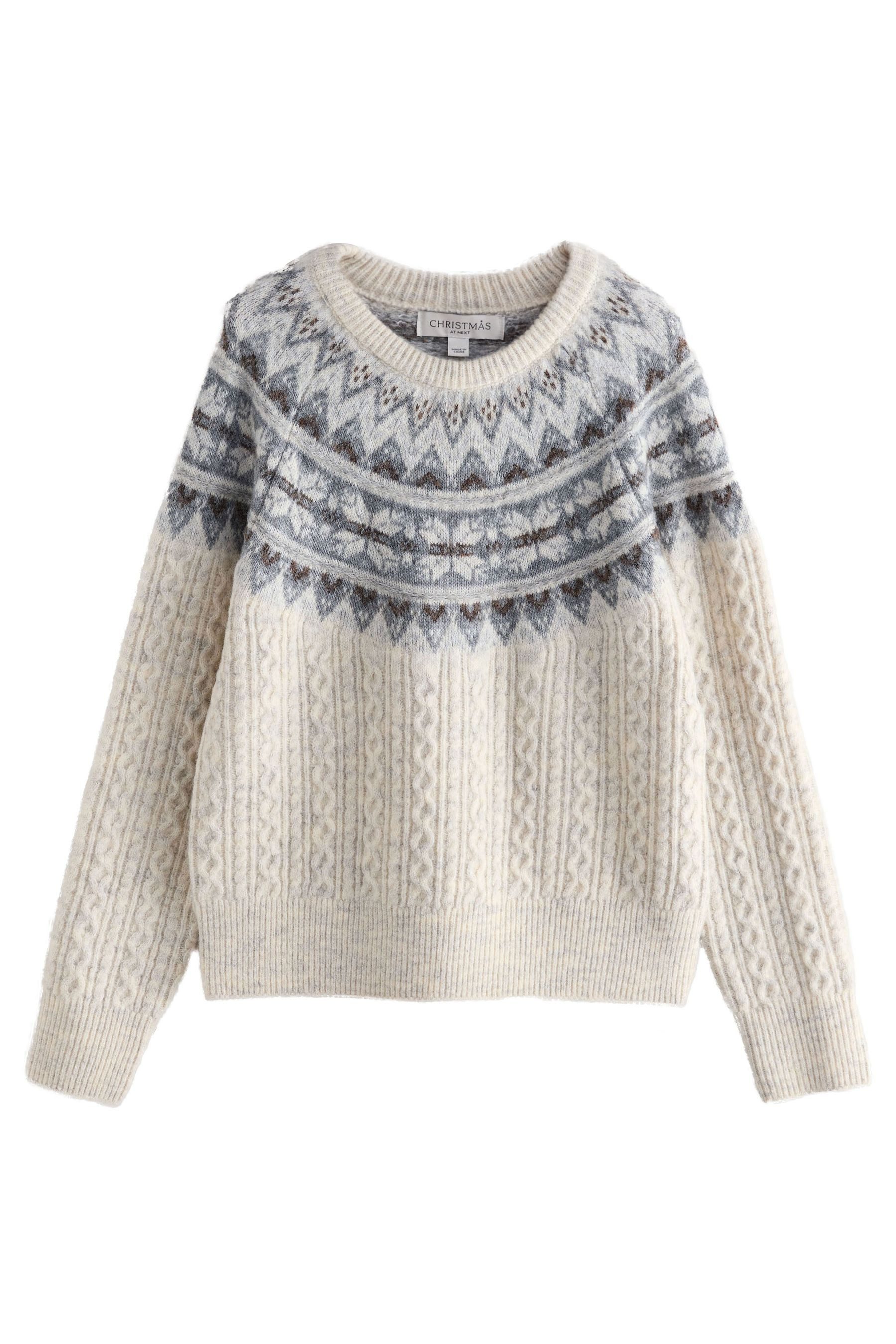 Next Strickpullover Langärmeliger Weihnachtspullover (1-tlg) günstig online kaufen