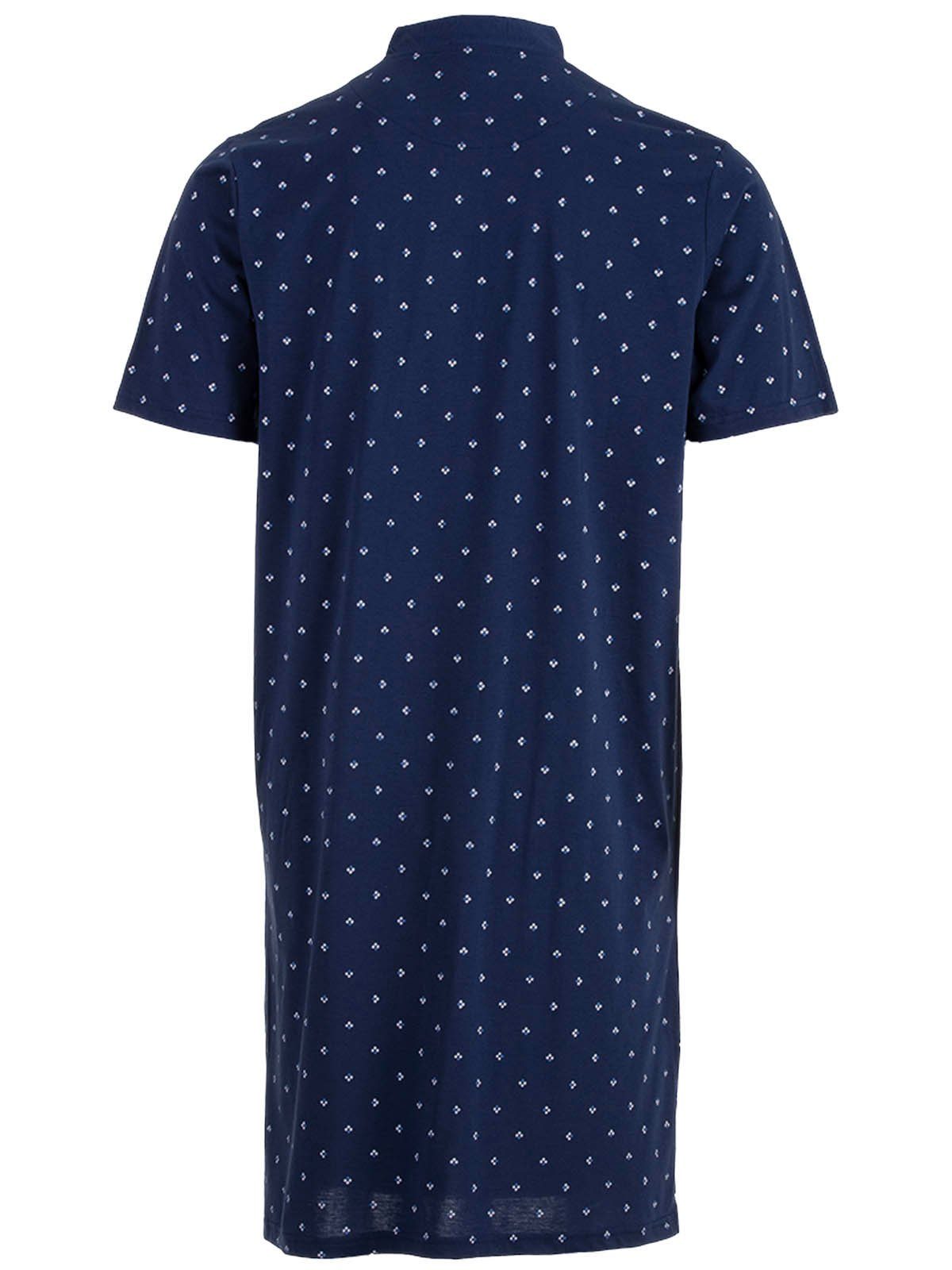 Henry Terre Nachthemd Nachthemd Kurzarm- Stehkragen günstig online kaufen