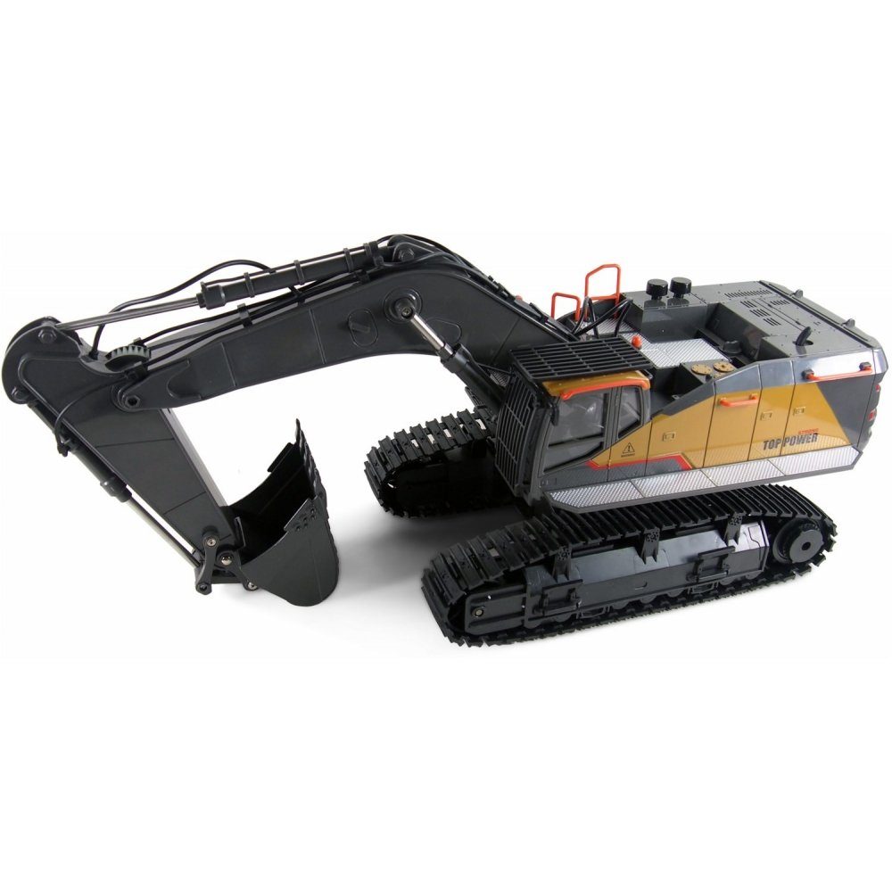 Amewi RC-Bagger Nutzfahrzeug mit Metallschaufel RC - Raupenbagger - gelb/schwarz