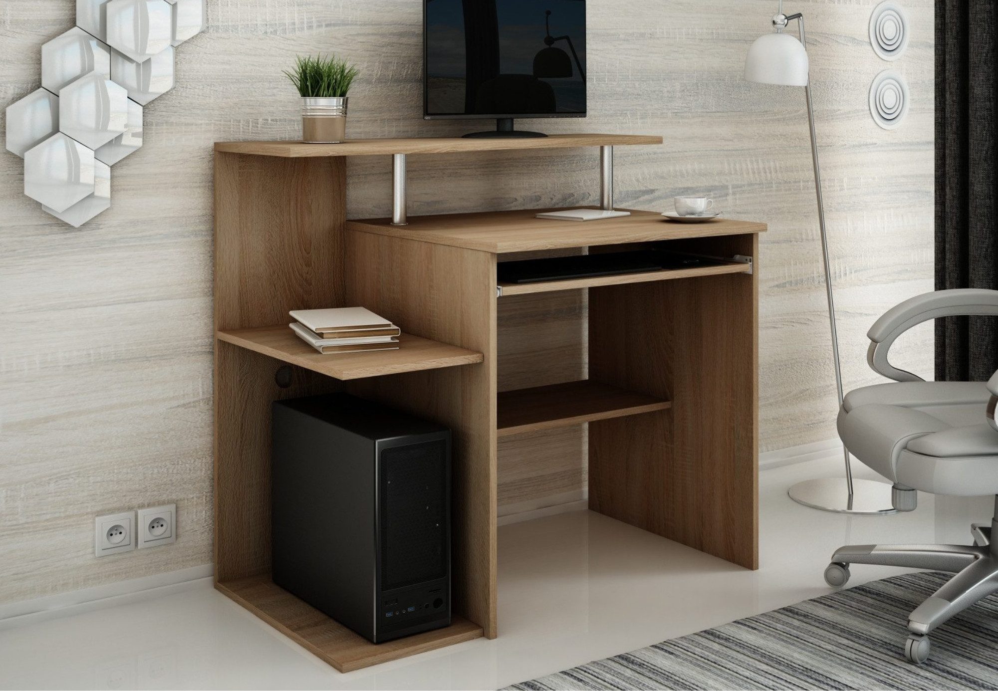 Home Collective Schreibtisch Computertisch Bürotisch mit günstig online kaufen