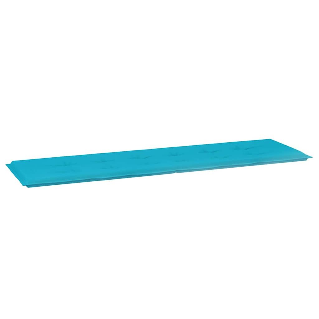 vidaXL Sitzauflage Gartenbank-Kissen Türkis 180 x günstig online kaufen