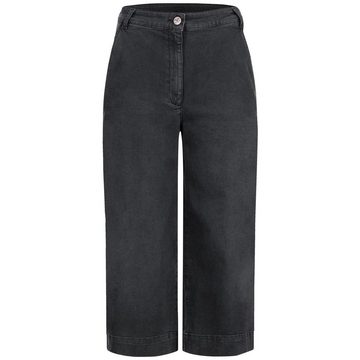 Feuervogl Weite Jeans fv-Fred:rika, Weites Bein, Hohe Taille, Culotte Jeans, Hyperflex 5-Pocket-Style, High Waist, Culotte Jeans