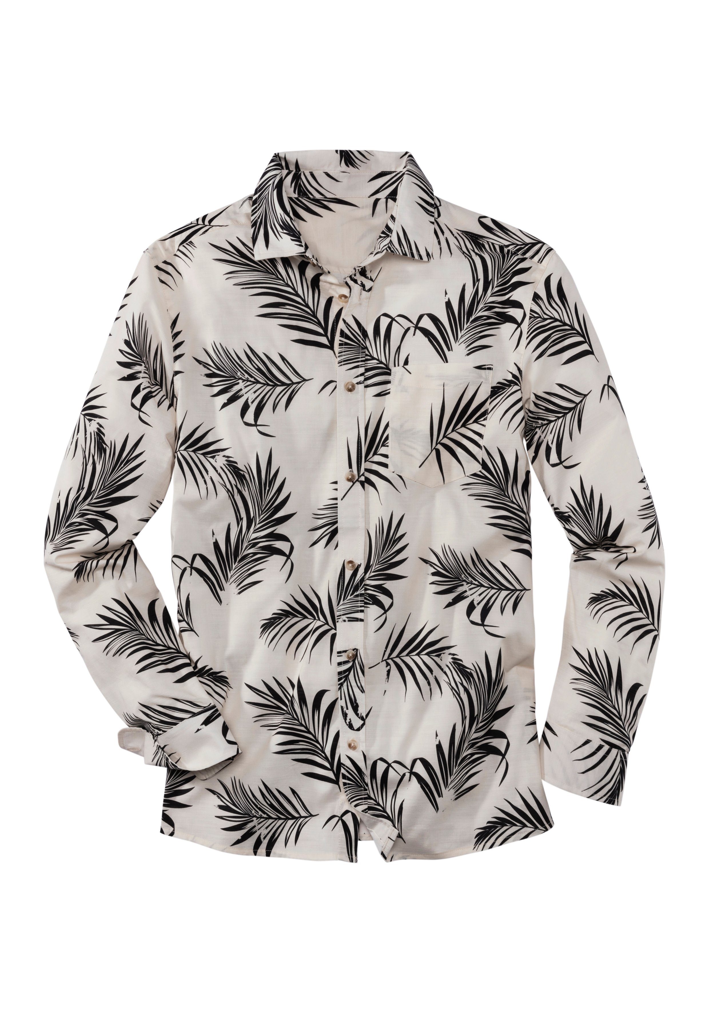 John Devin Hawaiihemd Regular Fit, Langarm, günstig online kaufen