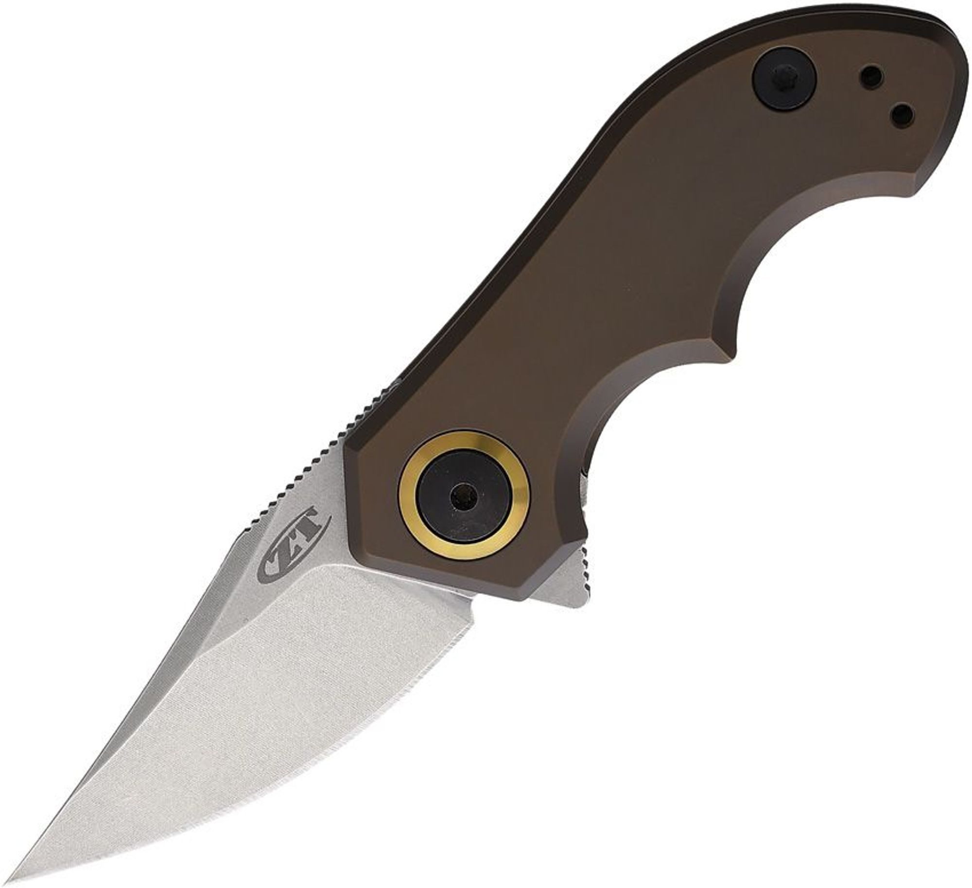 Zero Tolerance Taschenmesser Zero Tolerance Small Galyean 0022TIBRZ bronze 4,9 cm