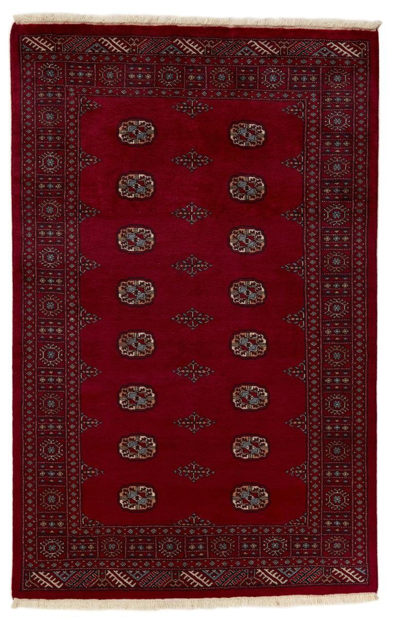 Orientteppich Pakistan Buchara 3ply 135x211 Handgeknüpfter Orientteppich, Nain Trading, rechteckig, Höhe: 8 mm