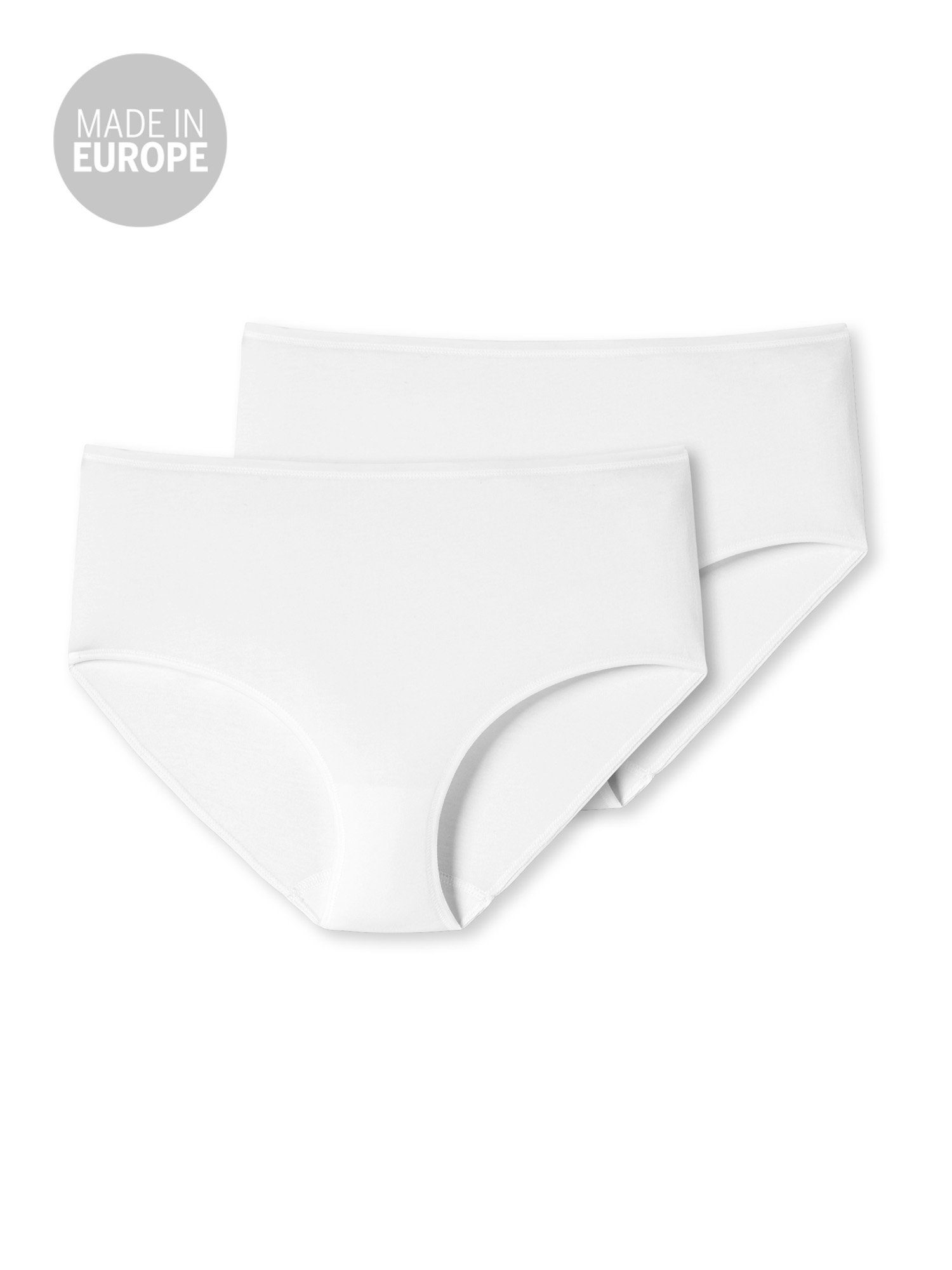 Schiesser Midislip 95/5 (2-St) Midi-slip panty-s shorts weiss