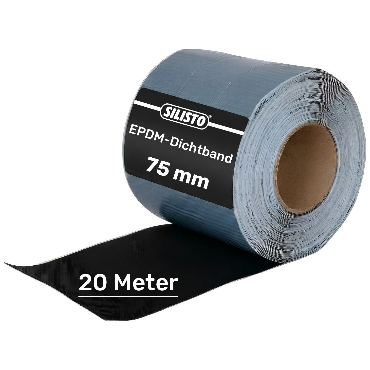 Silisto Dichtband - UV-beständige Fassadenabdichtung für Fenster & Fugen (Weiches, flexibles Material, passt sich optimal an Untergründe an) Sehr reißfest (140 N) und stoßbeständig