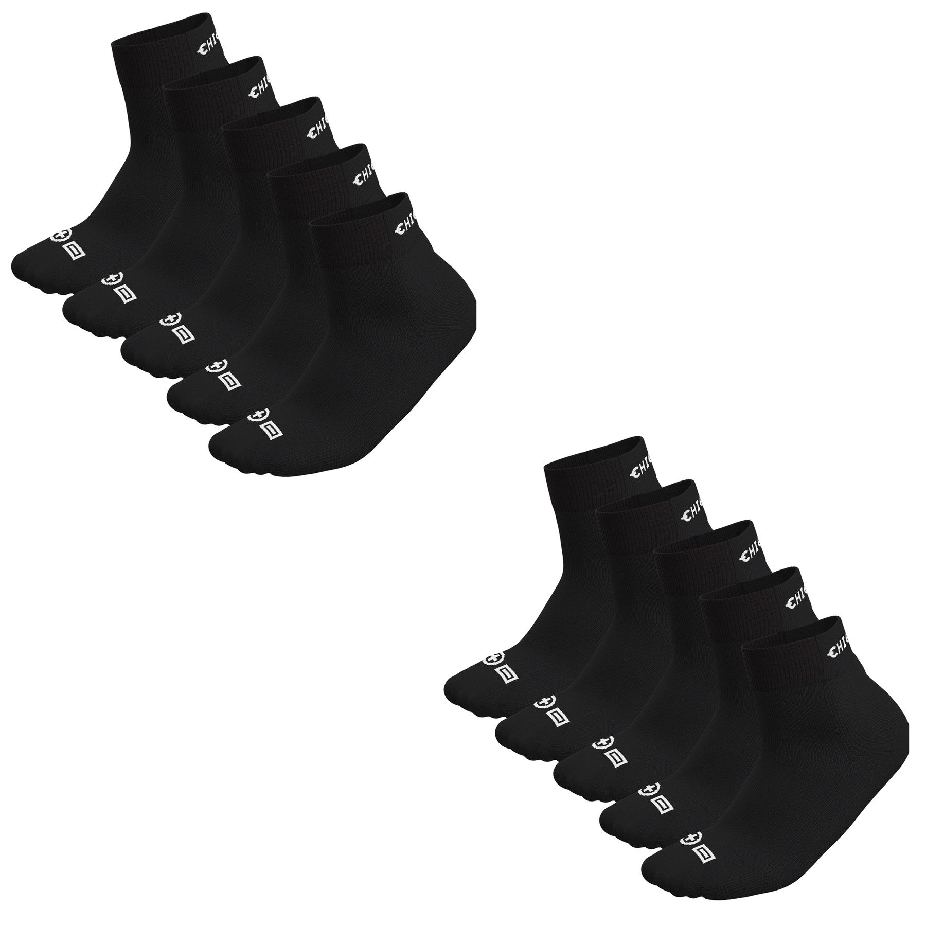 Chiemsee Freizeitsocken Every Day Branded Unisex Quarter (10-Paar) günstig online kaufen