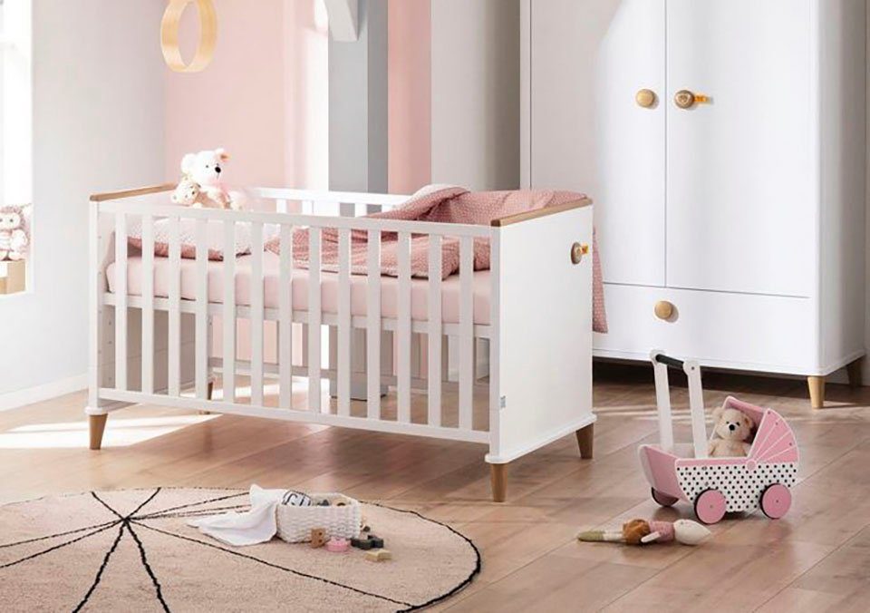 AIRWELL® Federleistenrost inklusive Steiff 4-fach Fynn, by Lotte höhenverstellbarem Kinderbett & Comfort PAIDI