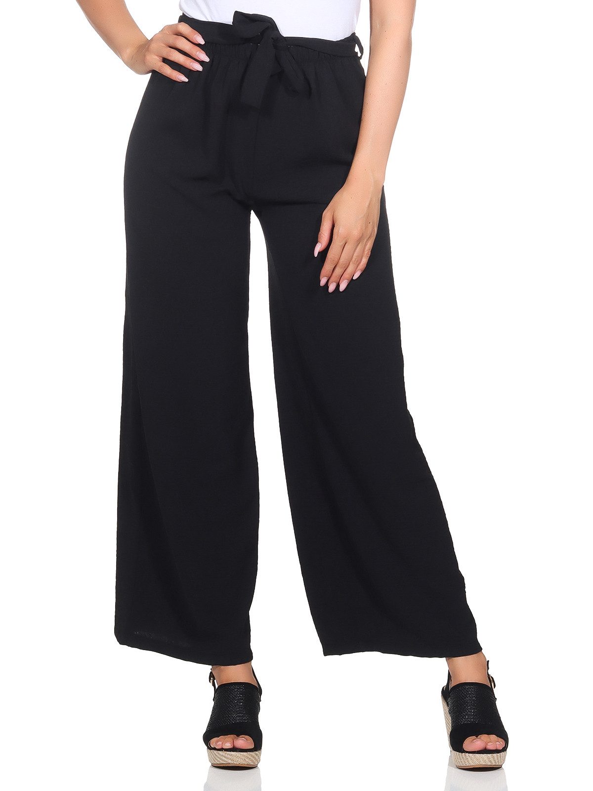 simaranda Palazzohose Damen Hose 182 Schwarz