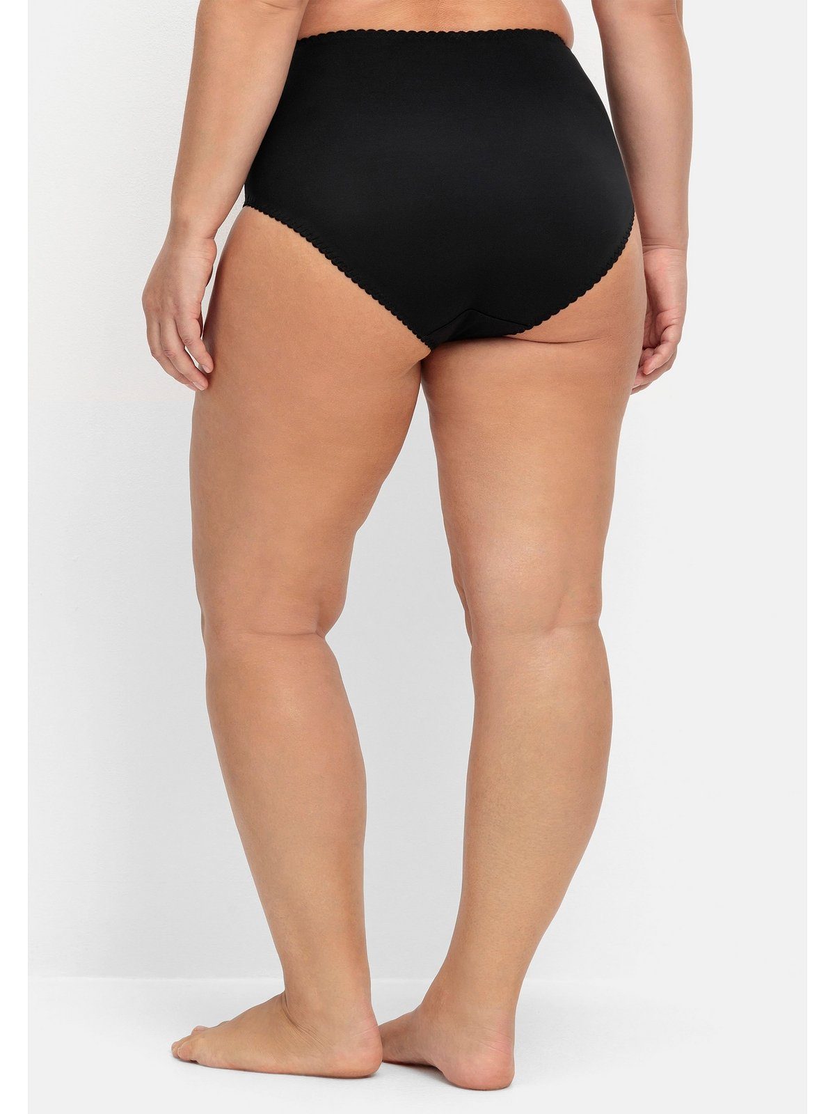 Sheego Slip Große Größen mit leicht transparenter Spitze