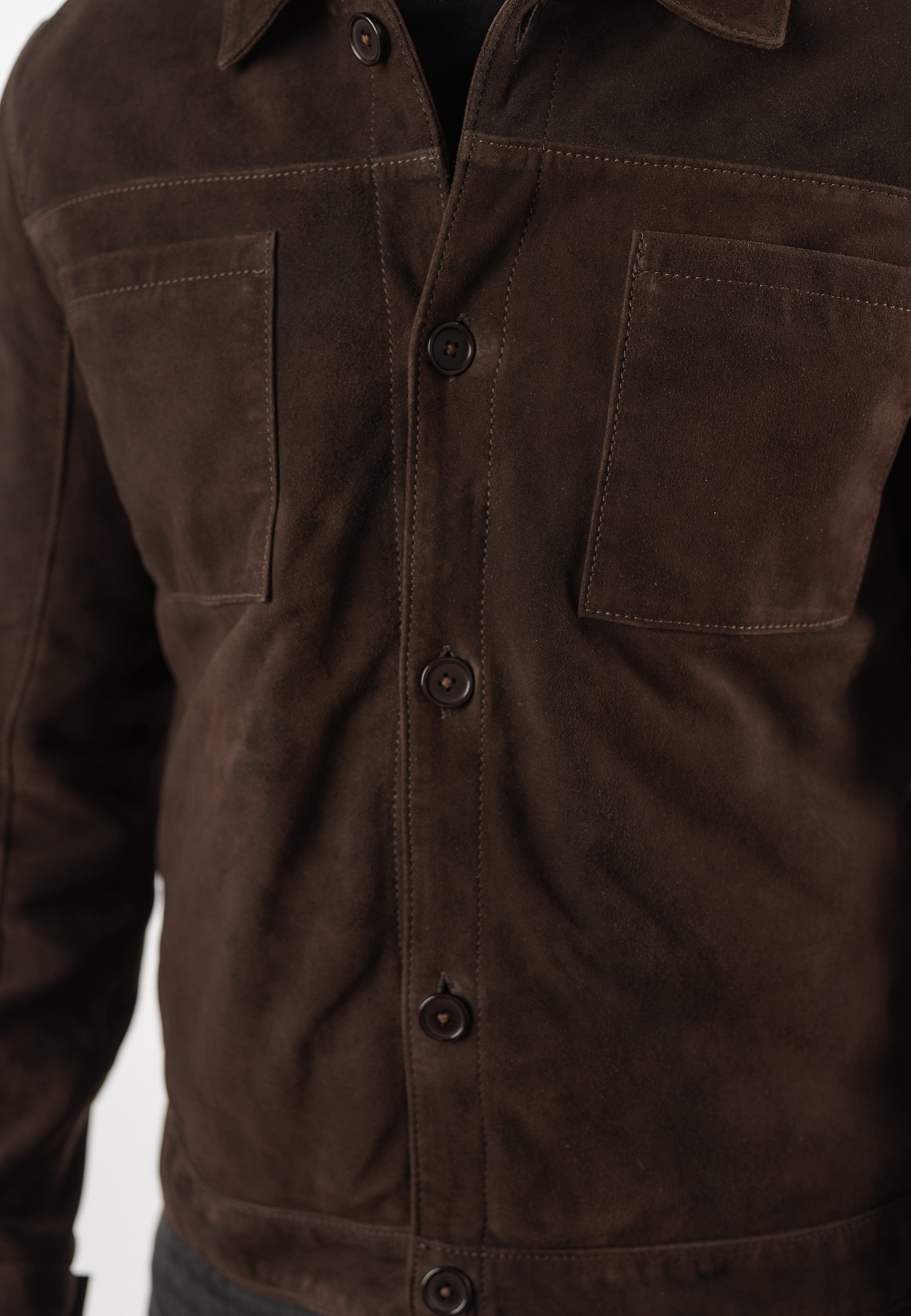 Mauritius Hemdjacke MMYukkon (mauritiusHerren26) aus Leder, Regular Fit – Bild 5 von 5