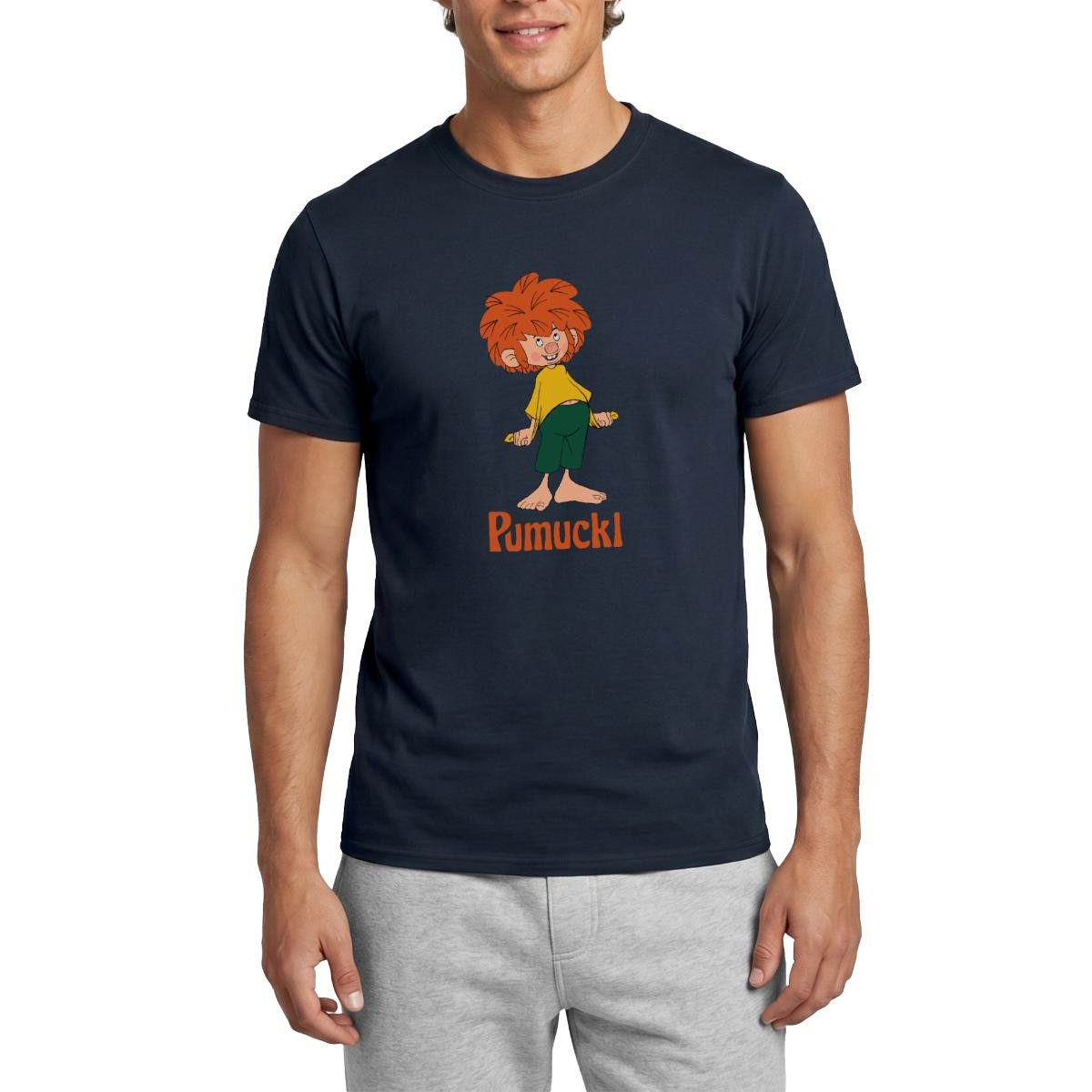 Spreadshirt T-Shirt Pumuckl Freche Pose & Verschmitztes Lächeln Männer T-Shirt (1-tlg)