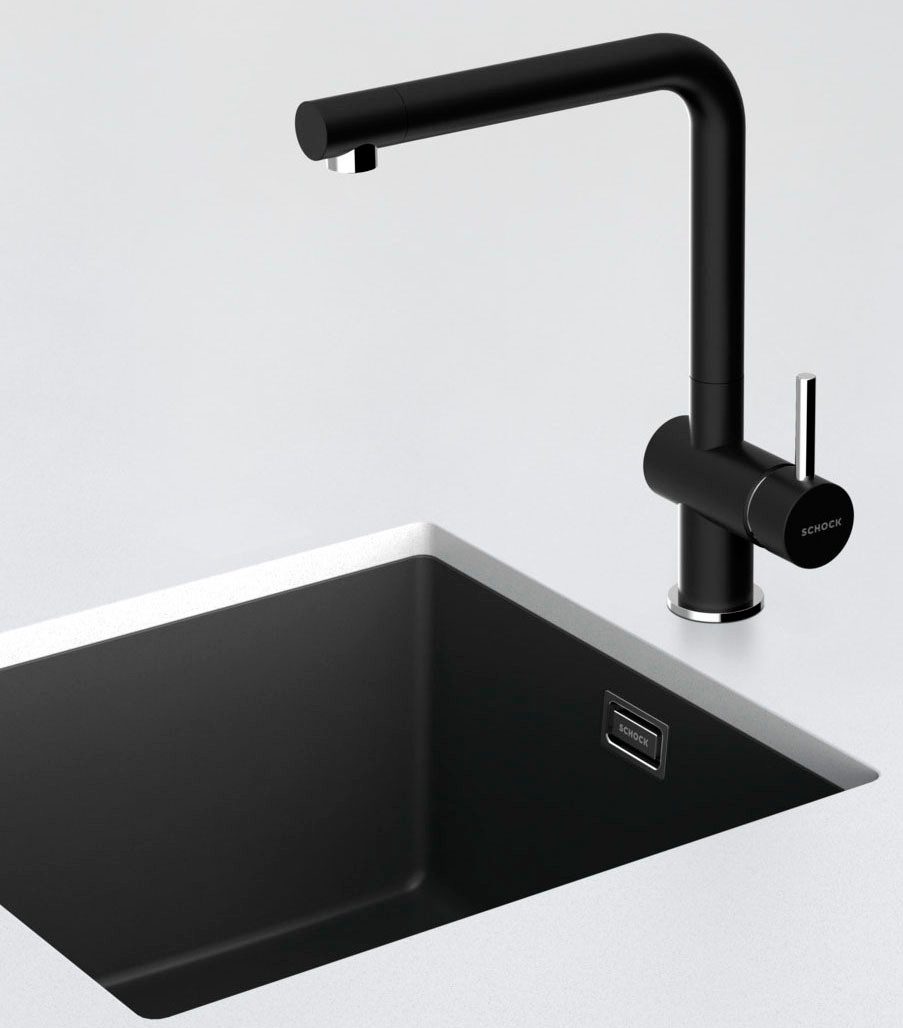 Schock Küchenarmatur Epos Festauslauf, Schwenkbereich 360°