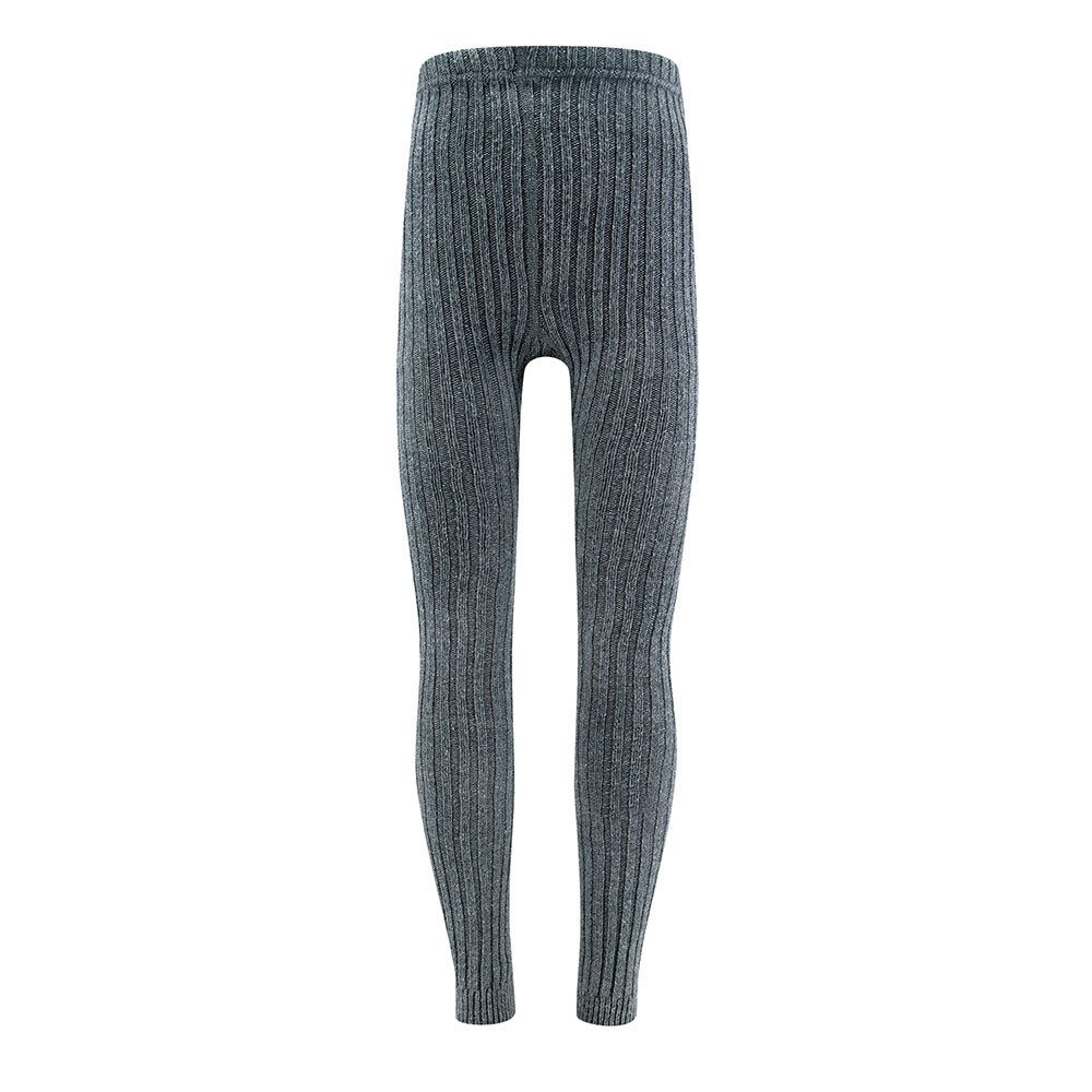 Strickstrumpfleggings Legging GOTS Struktur/Wolle