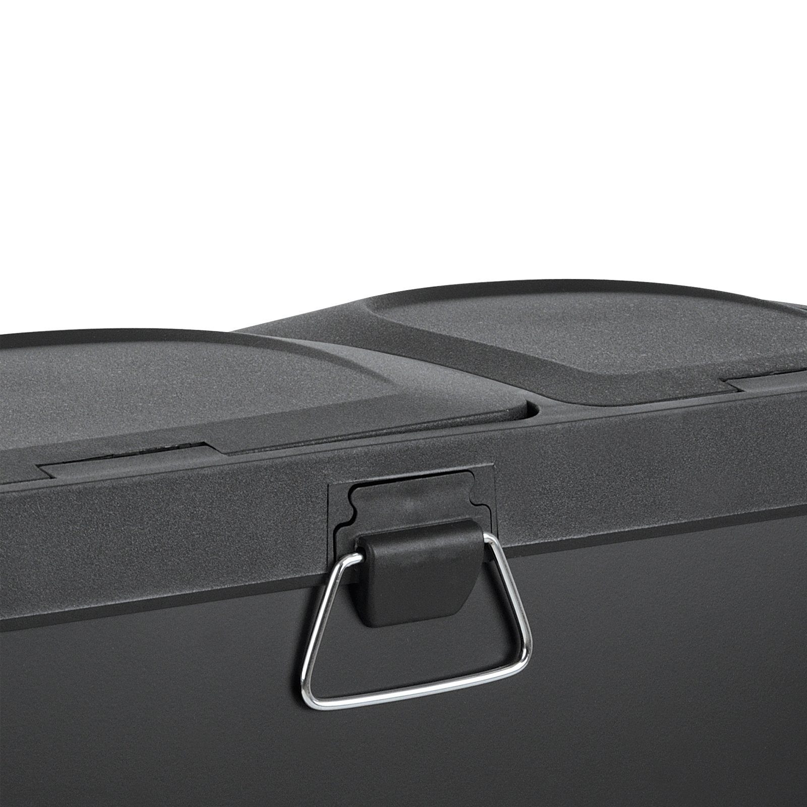 SVITA Mülleimer TC2Combo35, Treteimer, Trennsystem, Küchen-Eimer, Schwarz