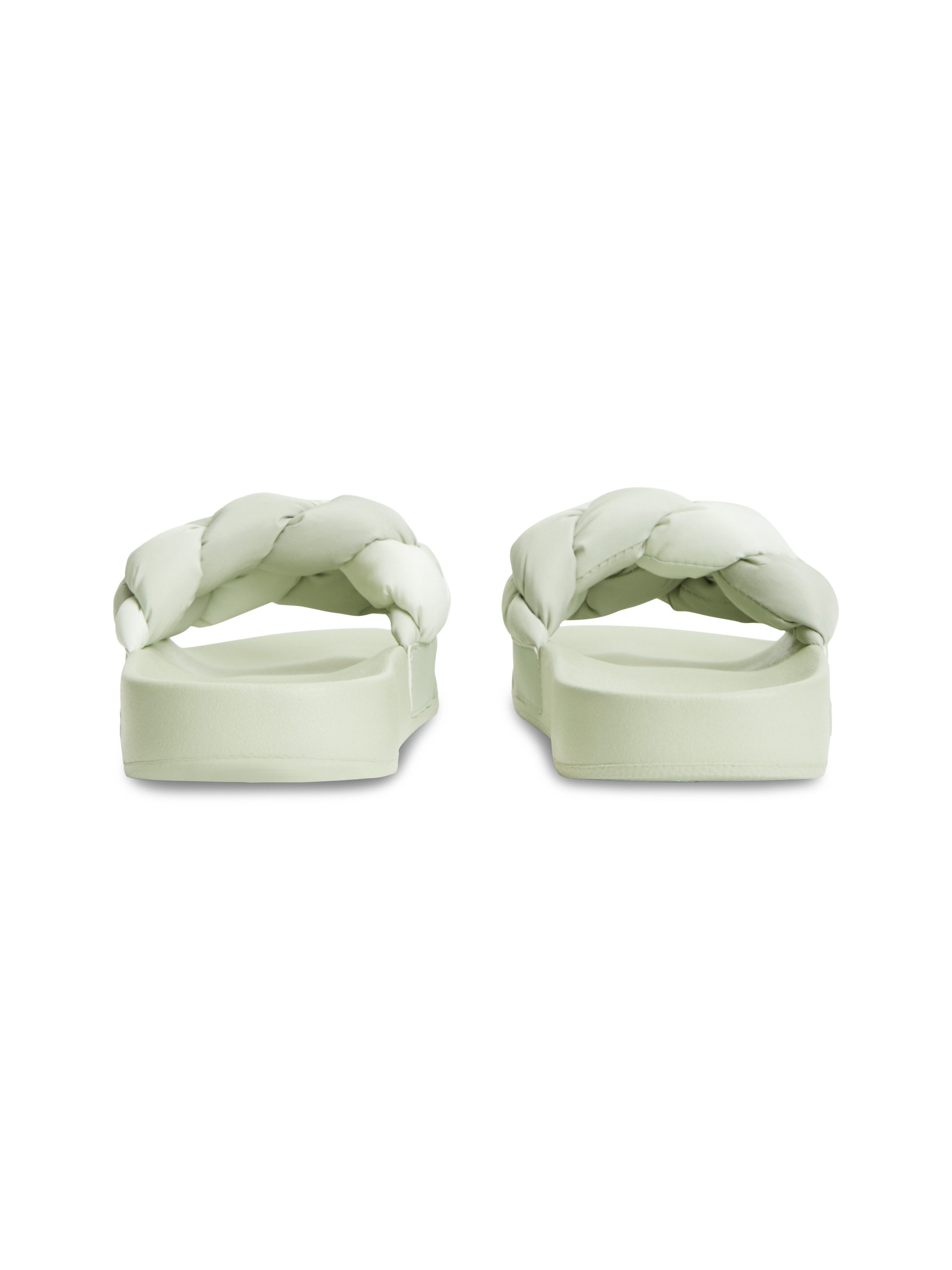 Tommy Jeans TJW BRAIDED SLIDES Pantolette Sommerschuh, Schlupfschuh, Strandschuh mit geflochtener Bandage