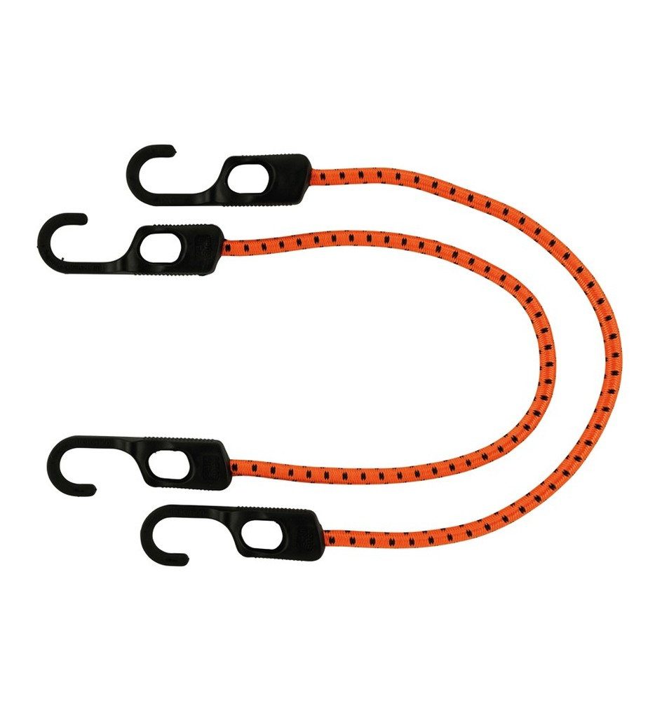 HM Müllner Werkzeuge Gepäck-Halterung Elastisches Spannband Set 2 Stück mit Grifflochhaken, (2-tlg)