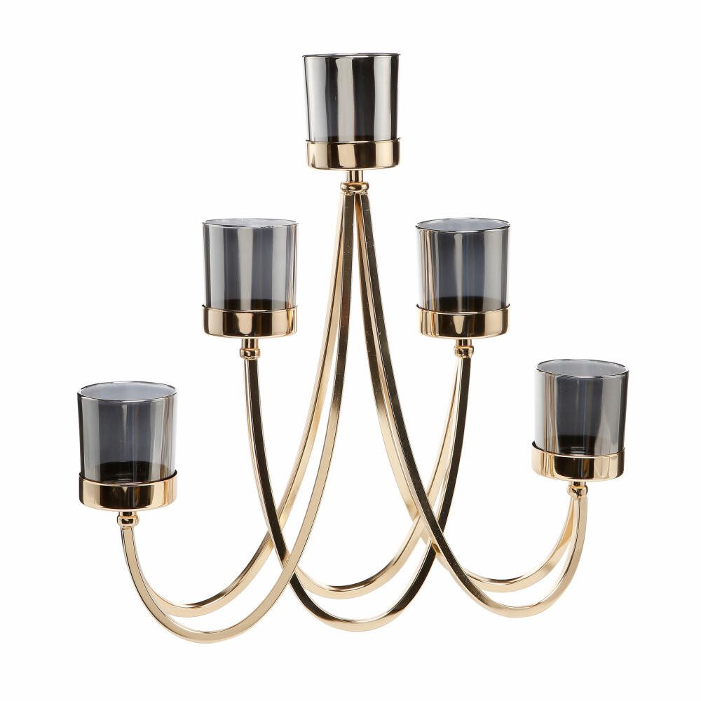 Goebel Kerzenleuchter Gold