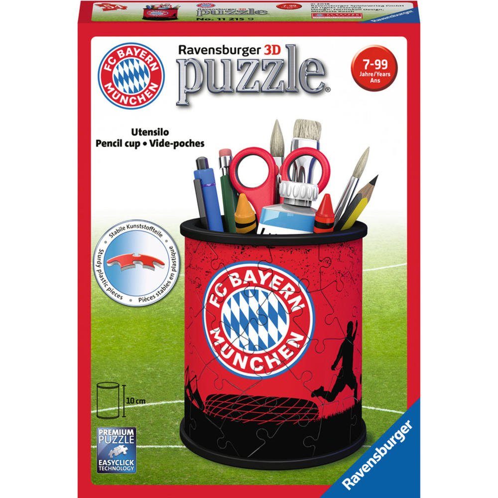 Ravensburger 3D-Puzzle Organizer Utensilo FC Bayern München, 54 Puzzleteile