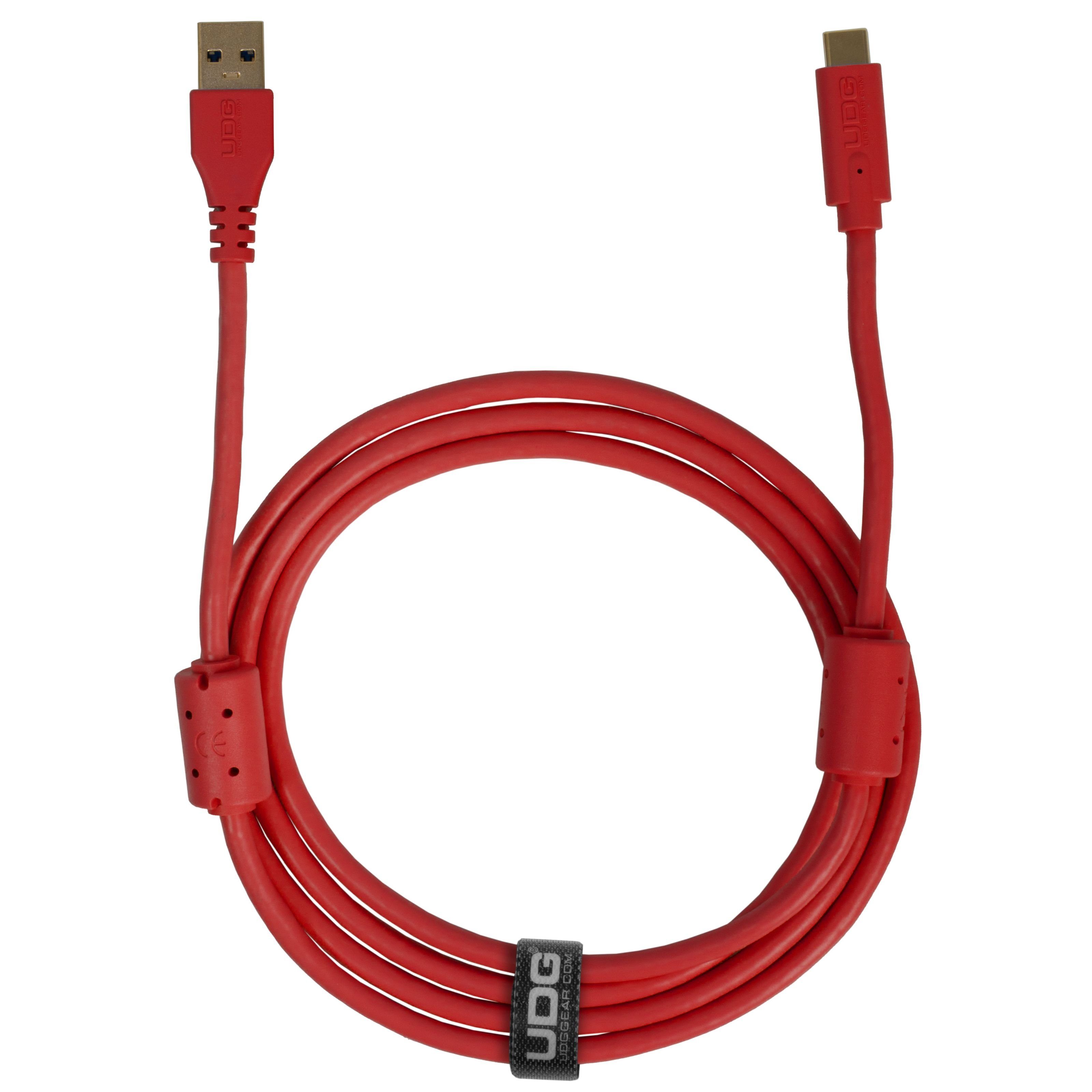 UDG Audio-Kabel, USB 3.0 C-A Red Straight 1,5m U98001RD - Kabel für DJs