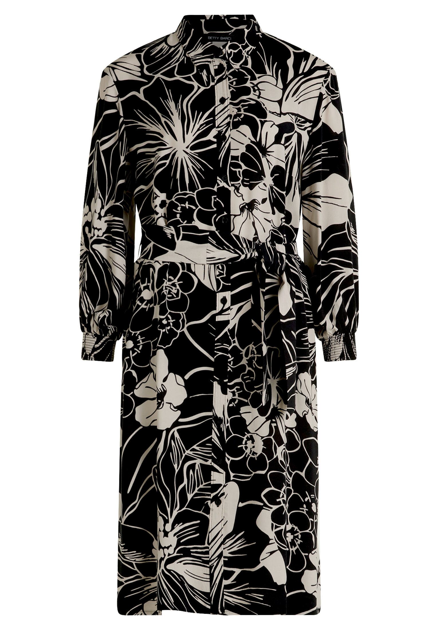 Betty Barclay Hemdblusenkleid Damen mit Bindegürtel Form