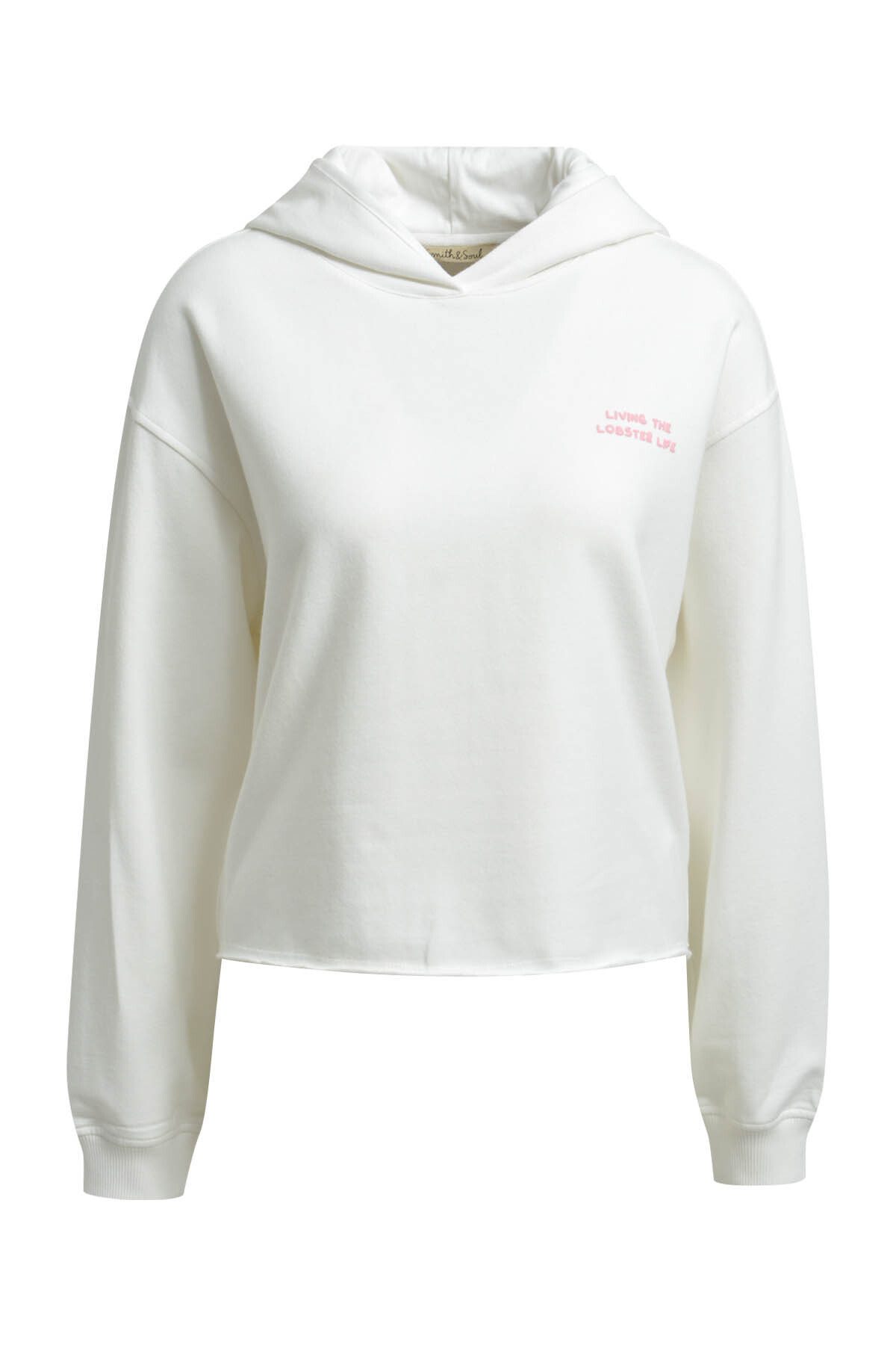 Smith & Soul Kapuzensweatshirt mit Rollsaum am Bund